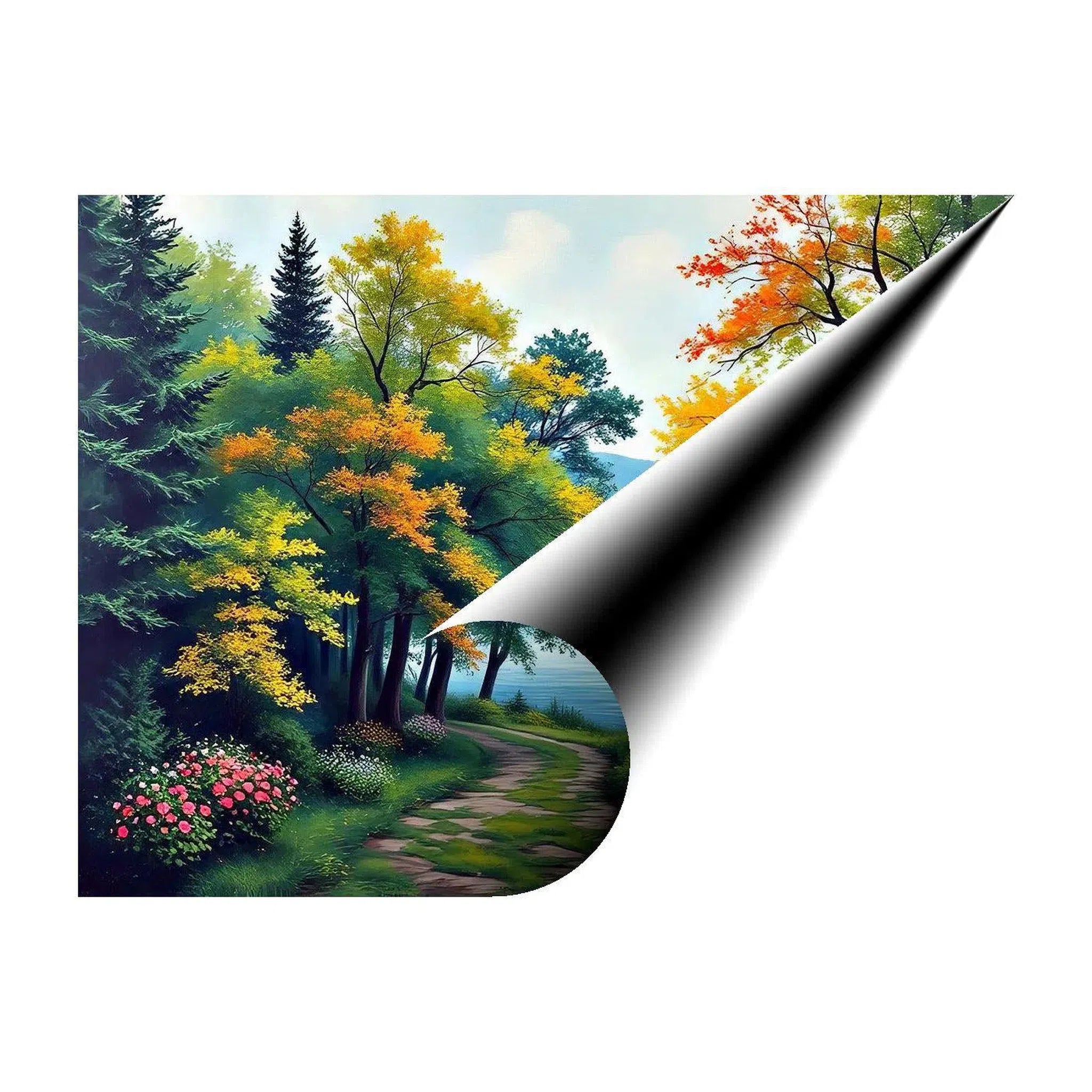 Verdant Meadow Nature Art Print 43747 Visual Wall Art