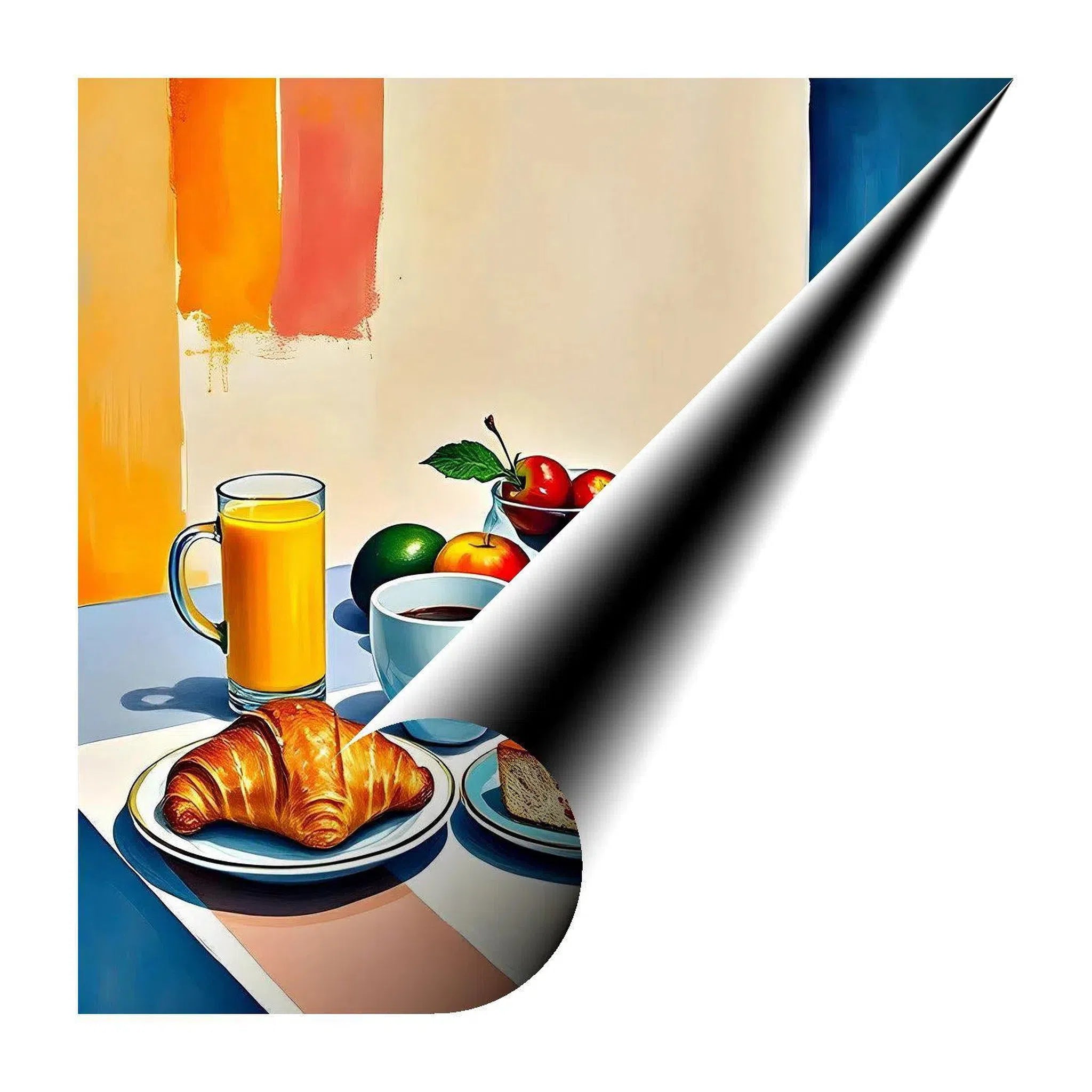 Nice And Pleasant Breakfast Still Life 11917 Visual Wall Art