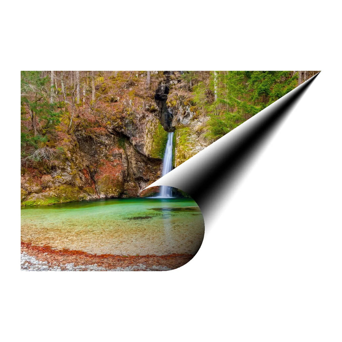 Crystal Pool Waterfall Giclée Print 32614 Visual Wall Art