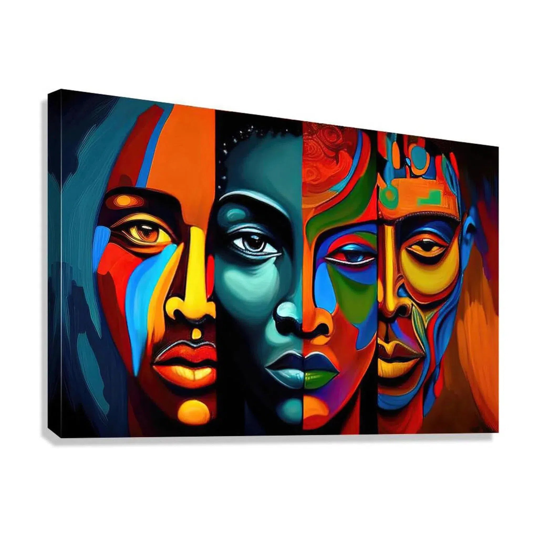 Niger-Congo Male, Ethnic Abstract Art Print 32114 Visual Wall Art