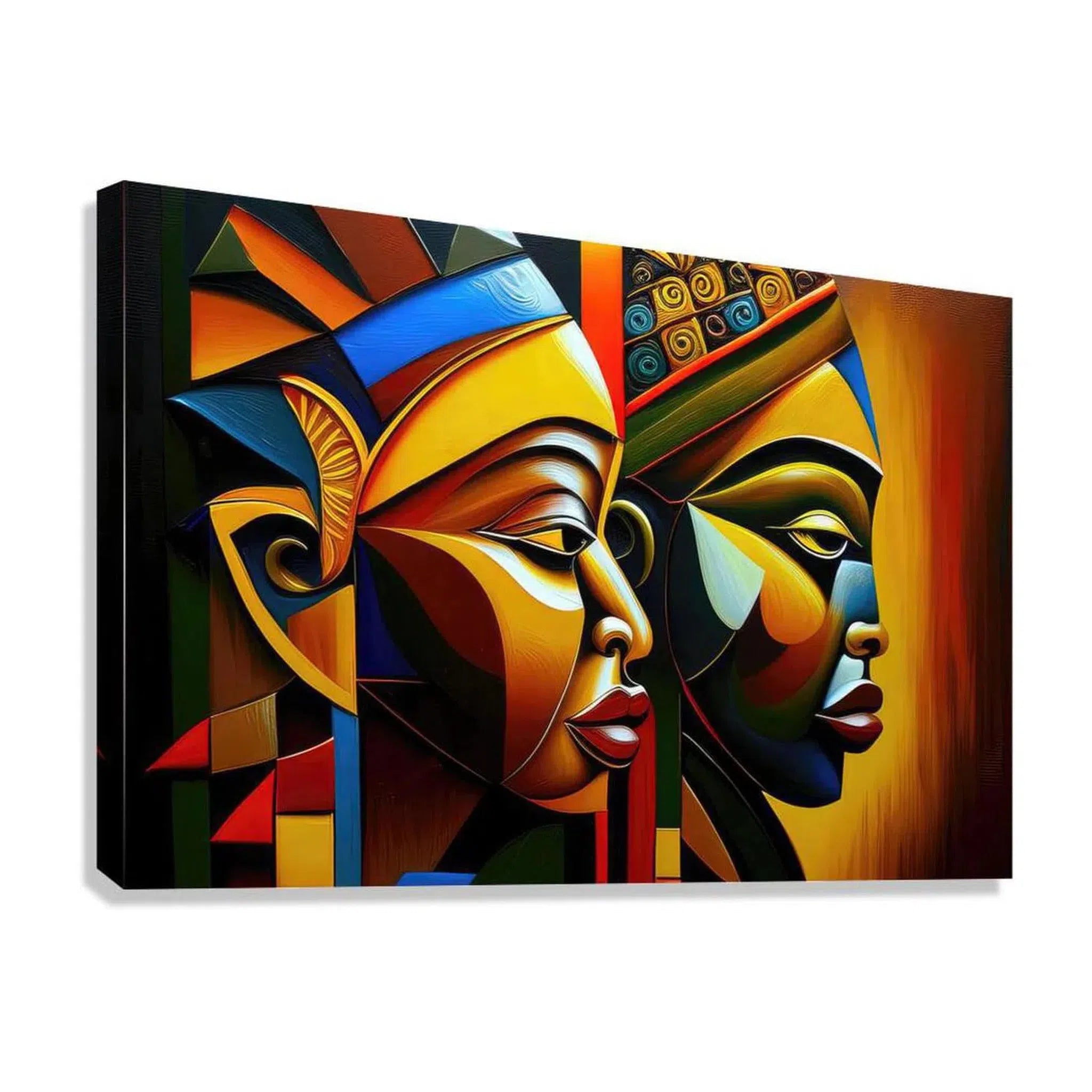 Igbo Wonem, Ethnic Abstract Art Print 32116 Visual Wall Art