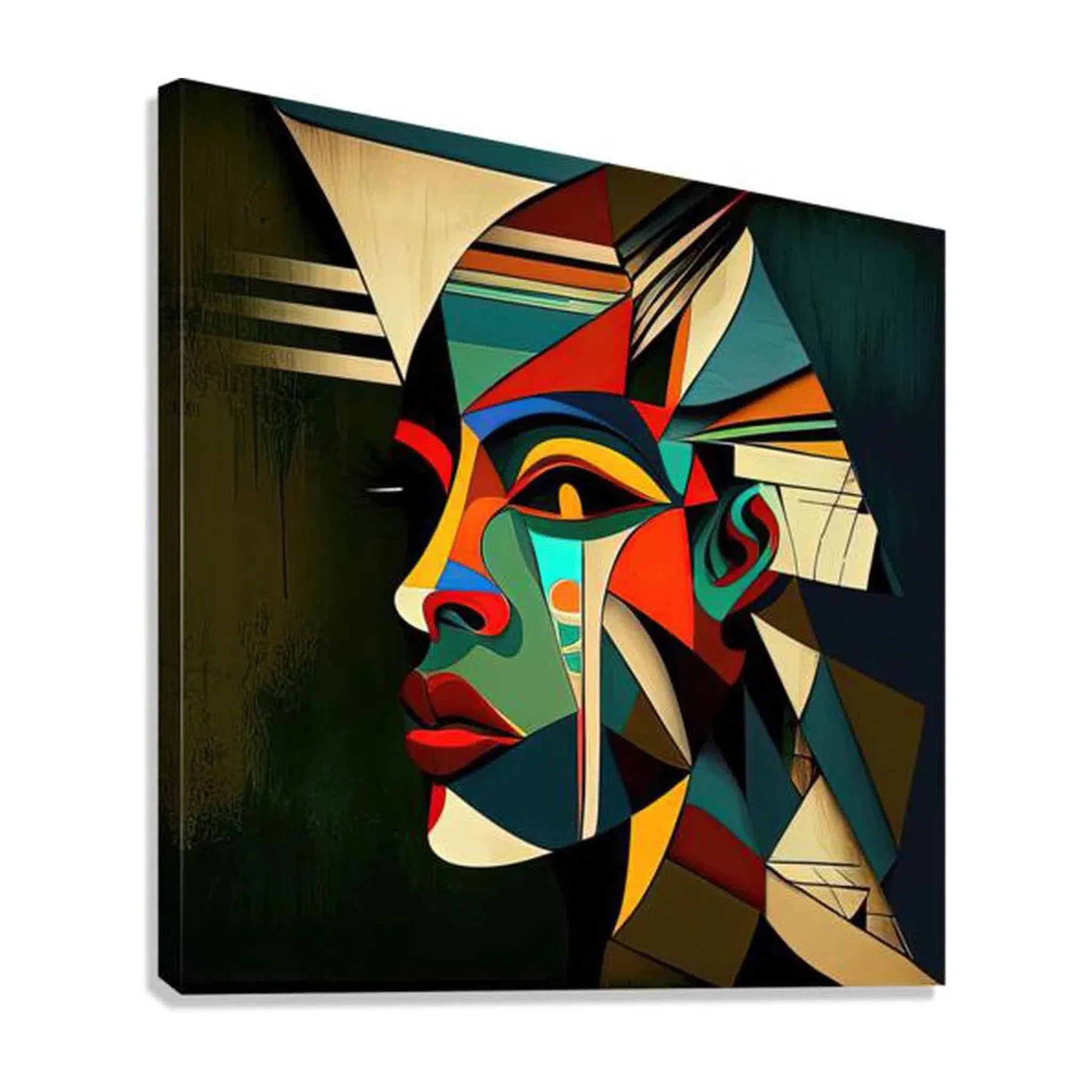 Good Fortune, Ethnic Abstract Art Print 11114 Giclée Stretched Canvas Print Visual Wall Art
