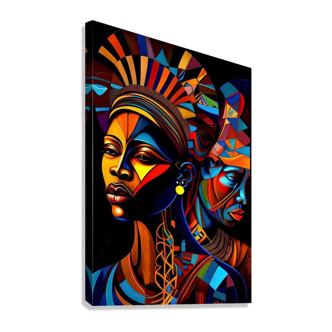 Serious Expression Ethnic 23101 Giclée Stretched Canvas Print Visual Wall Art