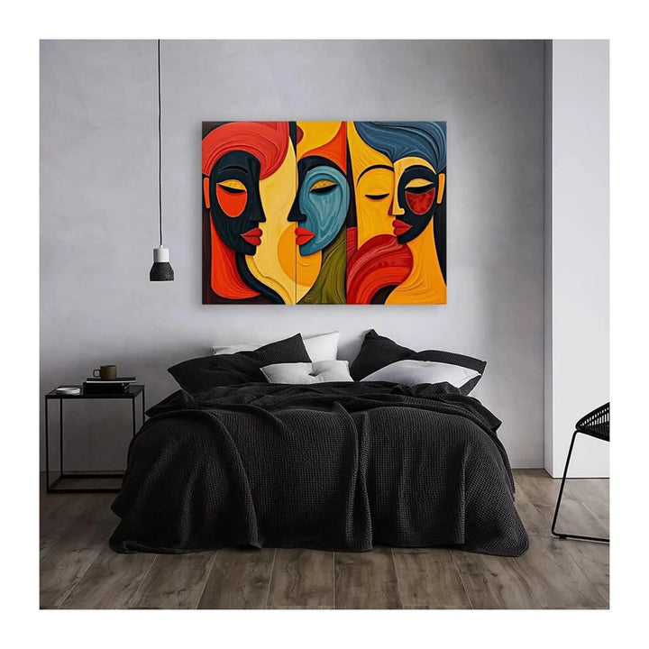 Expressions Abstract Faces Giclée Print 43807 Visual Wall Art