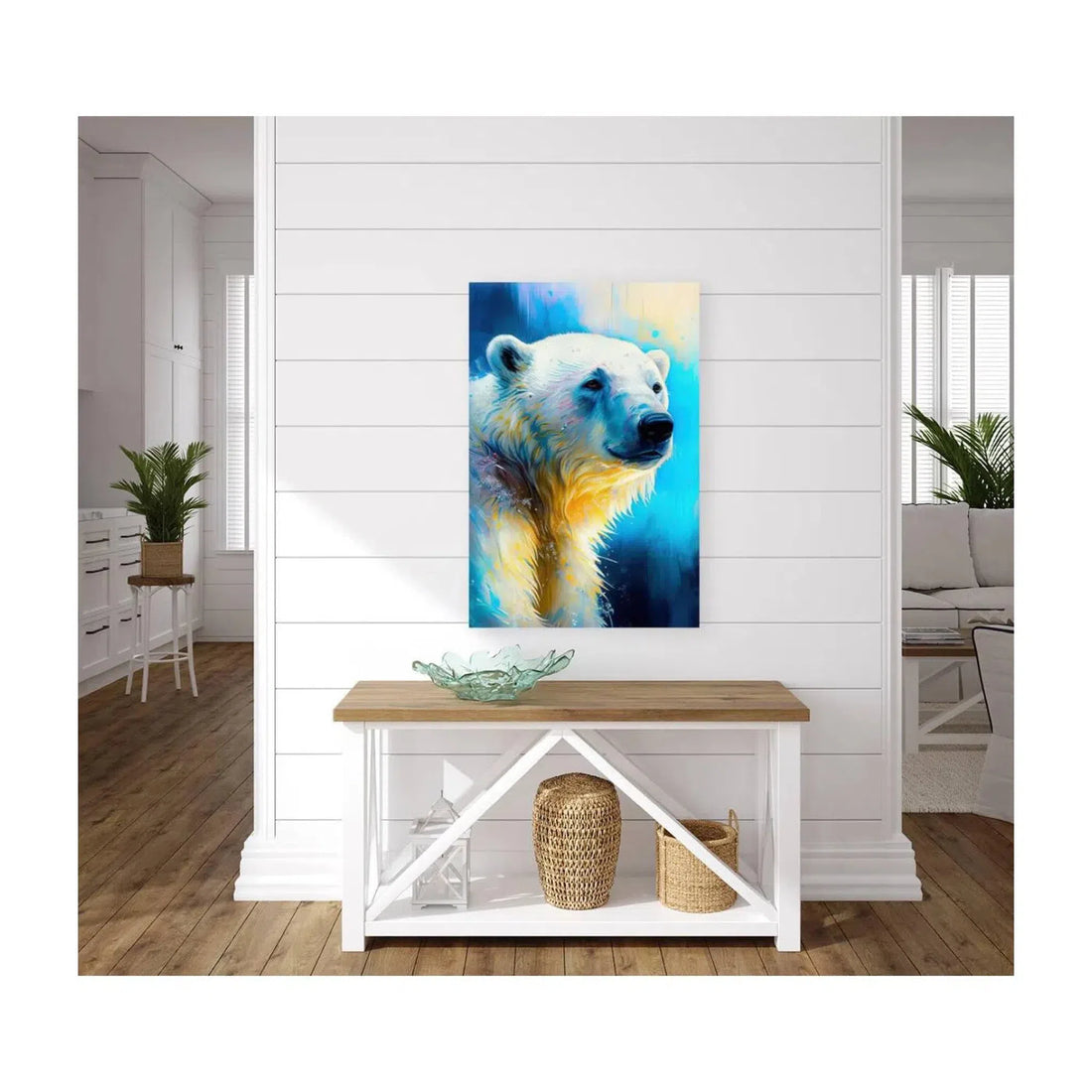 A Boar, Polar Bear In The Cold, Art Print 23902 Visual Wall Art