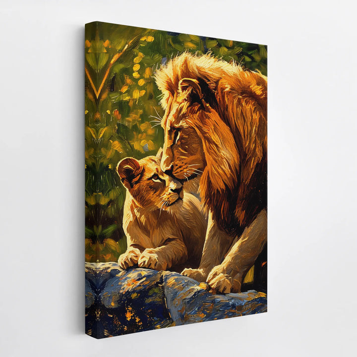 A Father’s Kiss Lion Giclée Print 231068 Visual Wall Art AR2:3V Giclée Print