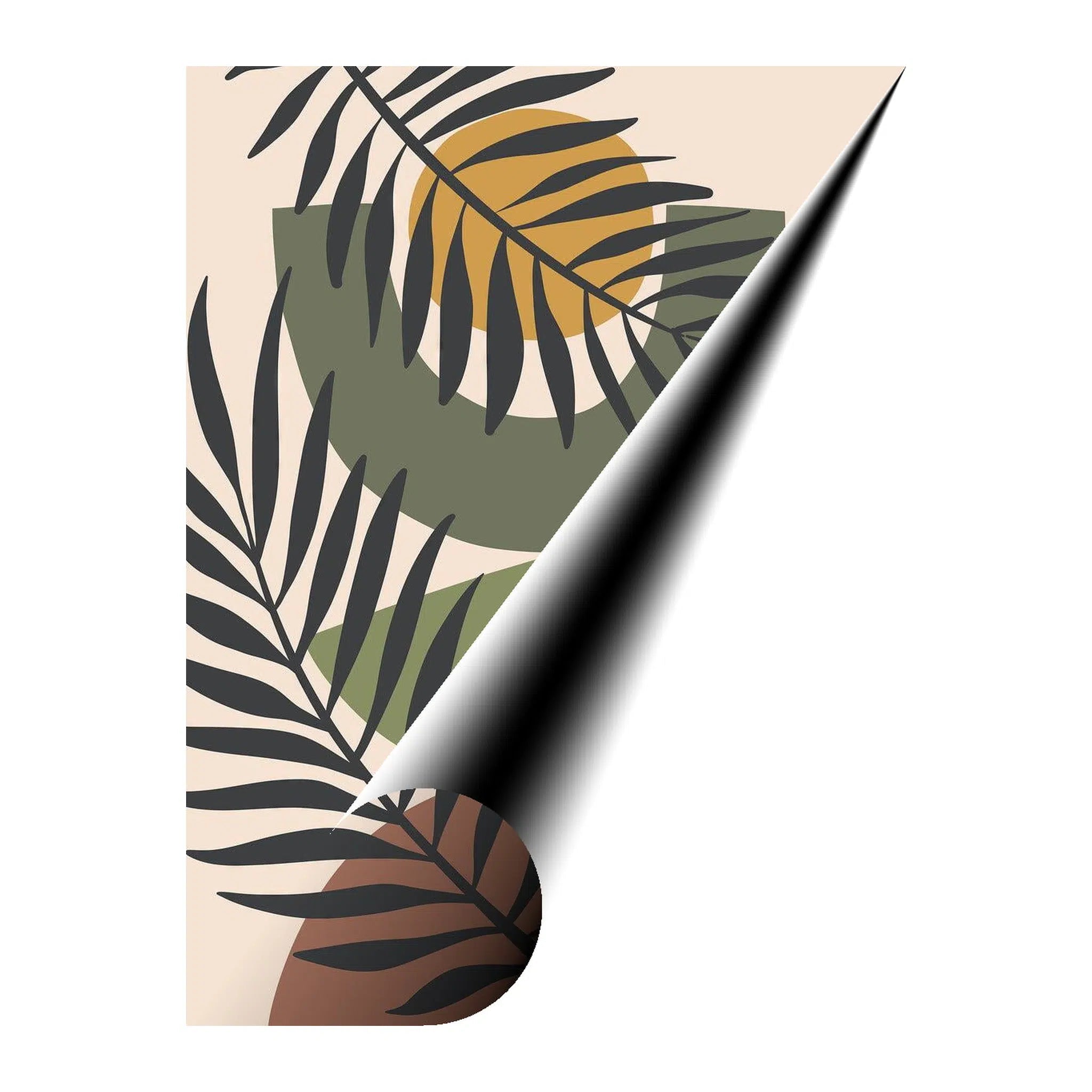 Abstract Botanical Bohemian Giclée Print 34258 Giclée Fine Art Matte Paper Print Visual Wall Art