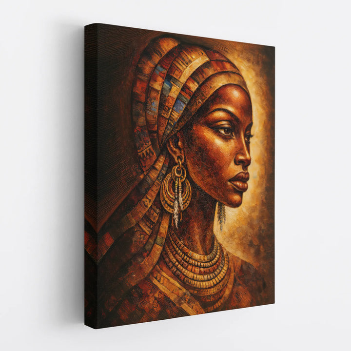 Amber Headwrap Profile Giclée Prints 459001