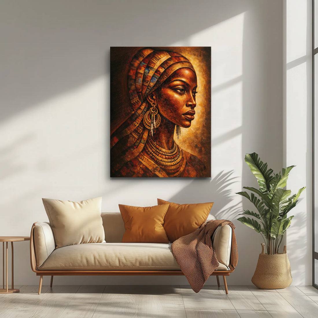 Amber Headwrap Profile Giclée Prints 459001 Visual Wall Art AR3:4V-AR4:5V Giclée Print