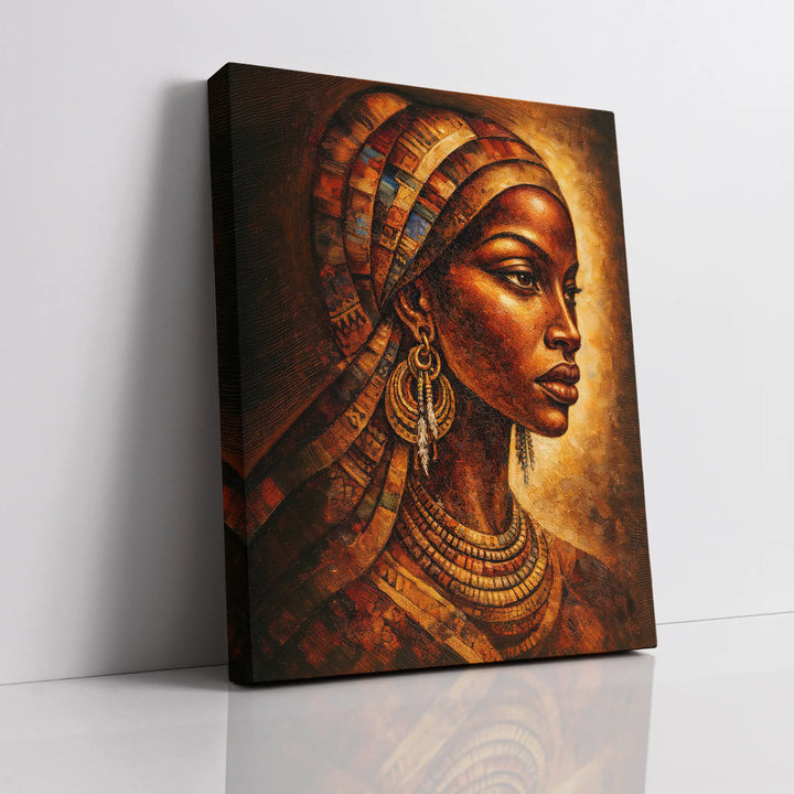 Amber Headwrap Profile Giclée Prints 459001