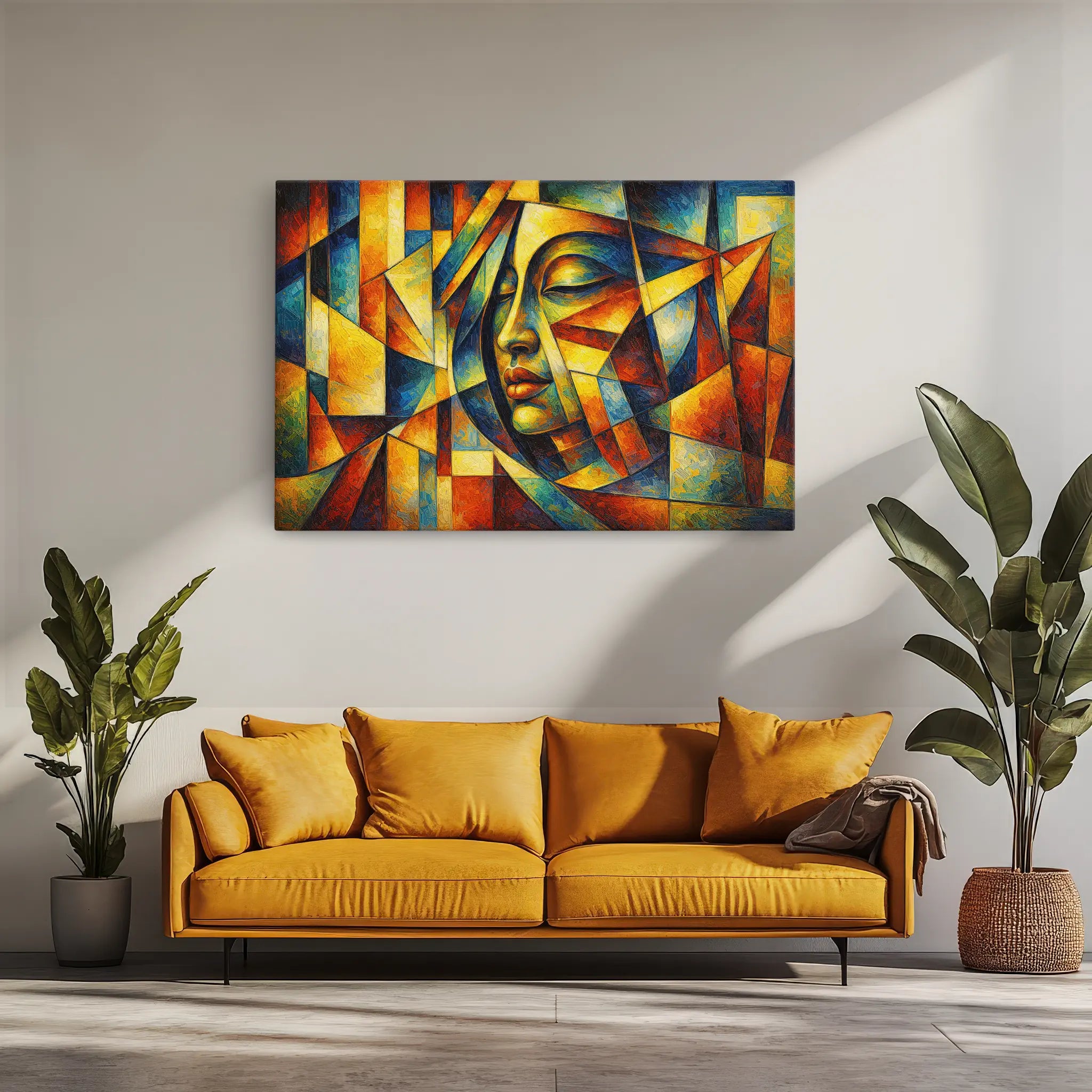 Angular Emotions Cubist Faces Giclée Print 329023 Visual Wall Art AR3:2H Giclée Print