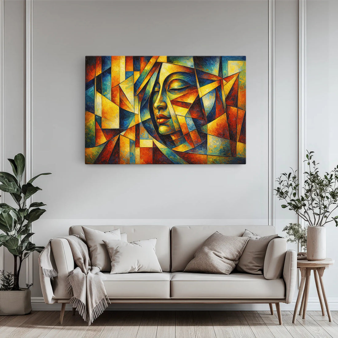 Angular Emotions Cubist Faces Giclée Print 329023 Visual Wall Art AR3:2H Giclée Print