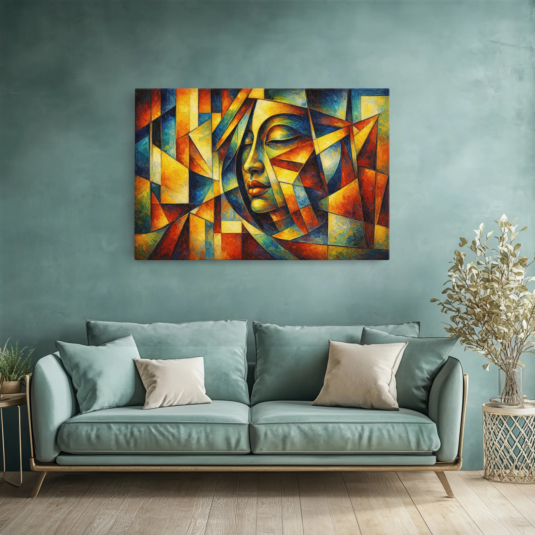Angular Emotions Cubist Faces Giclée Print 329023 Visual Wall Art AR3:2H Giclée Print