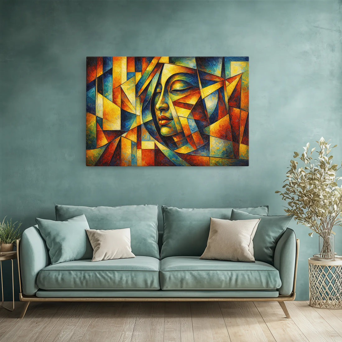 Angular Emotions Cubist Faces Giclée Print 329023 Visual Wall Art AR3:2H Giclée Print