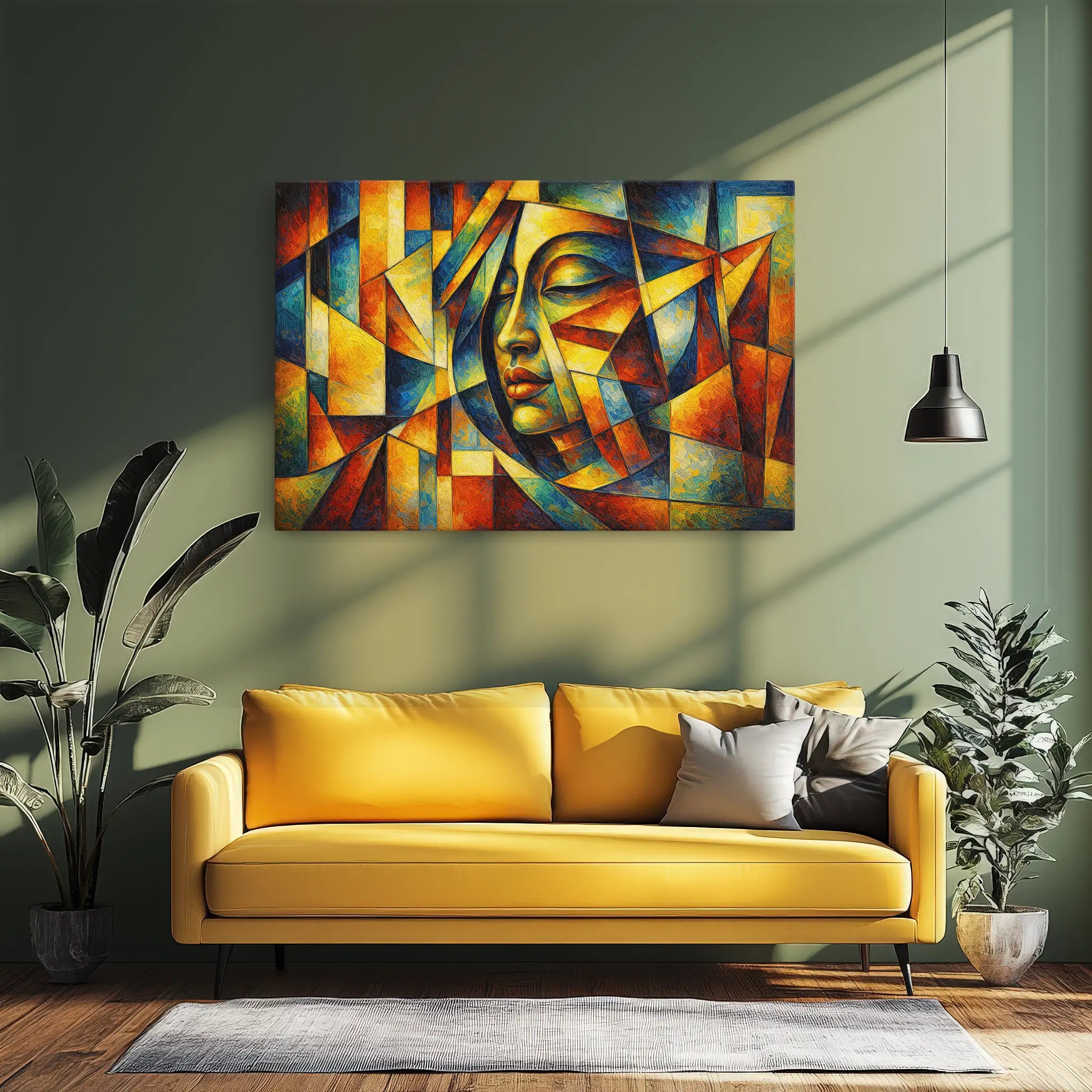Angular Emotions Cubist Faces Giclée Print 329023 Visual Wall Art AR3:2H Giclée Print