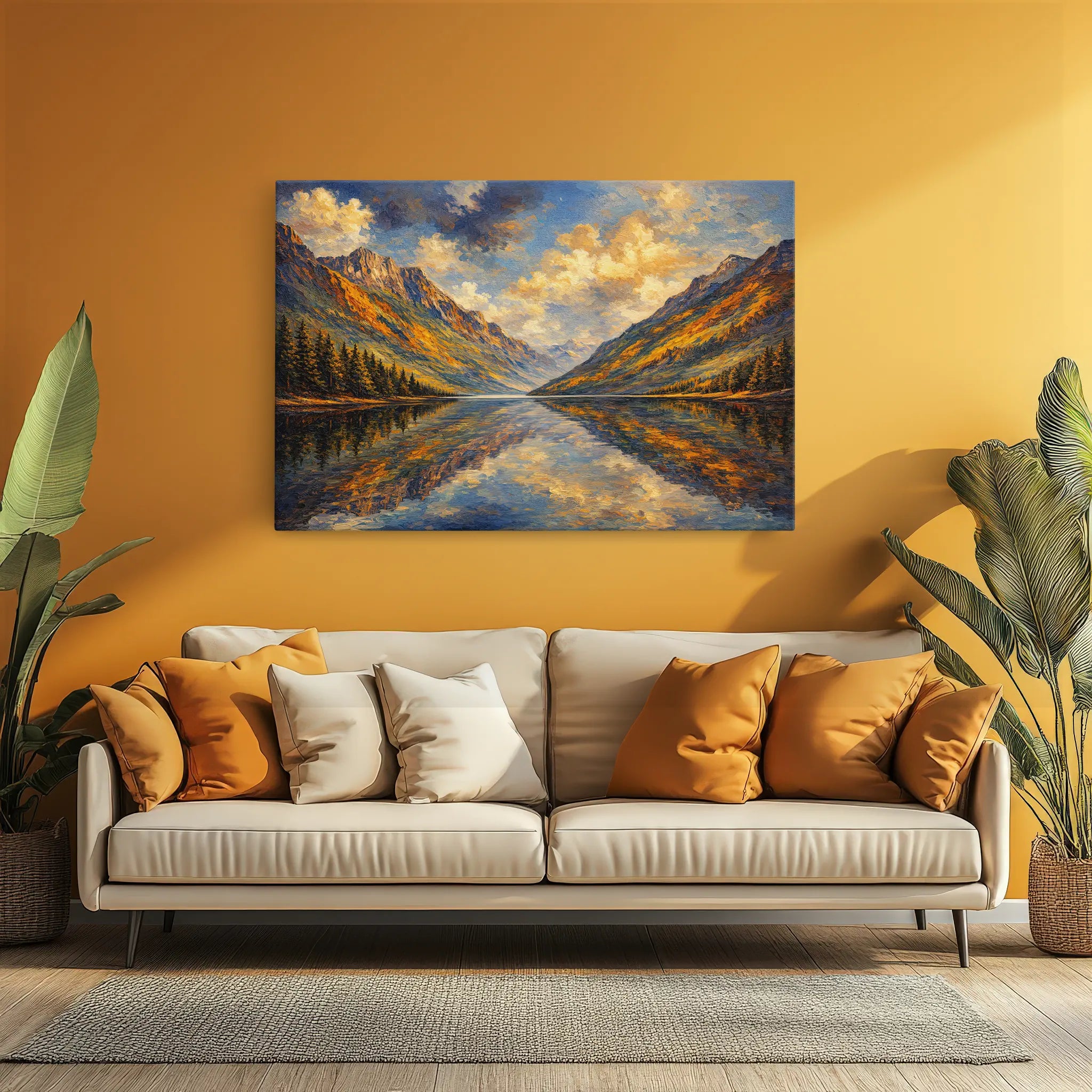Autumn Peaks Reflected Still Life Giclée Print 324000 Visual Wall Art AR3:2H Giclée Print
