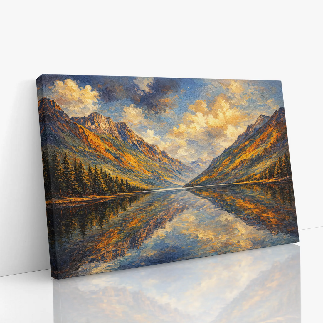 Autumn Peaks Reflected Still Life Giclée Print 324000 Visual Wall Art AR3:2H Giclée Print