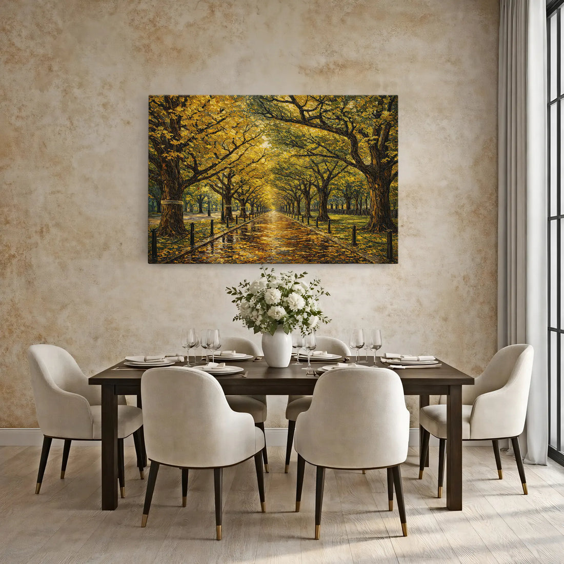 Autumn-Tree-Lined-Avenue-Giclée-Print-324014 Visual Wall Art AR3:2H Giclée Print