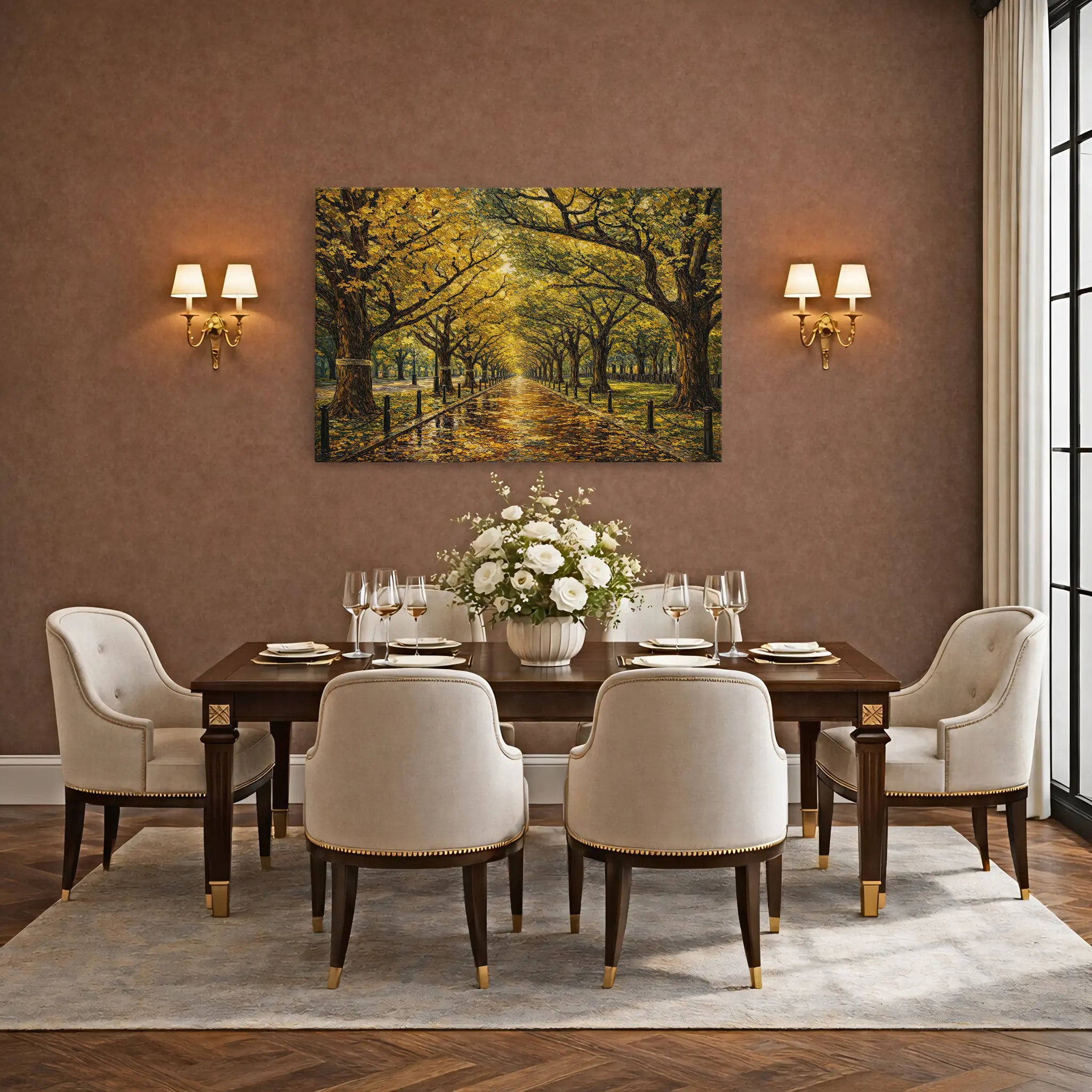 Autumn-Tree-Lined-Avenue-Giclée-Print-324014 Visual Wall Art AR3:2H Giclée Print