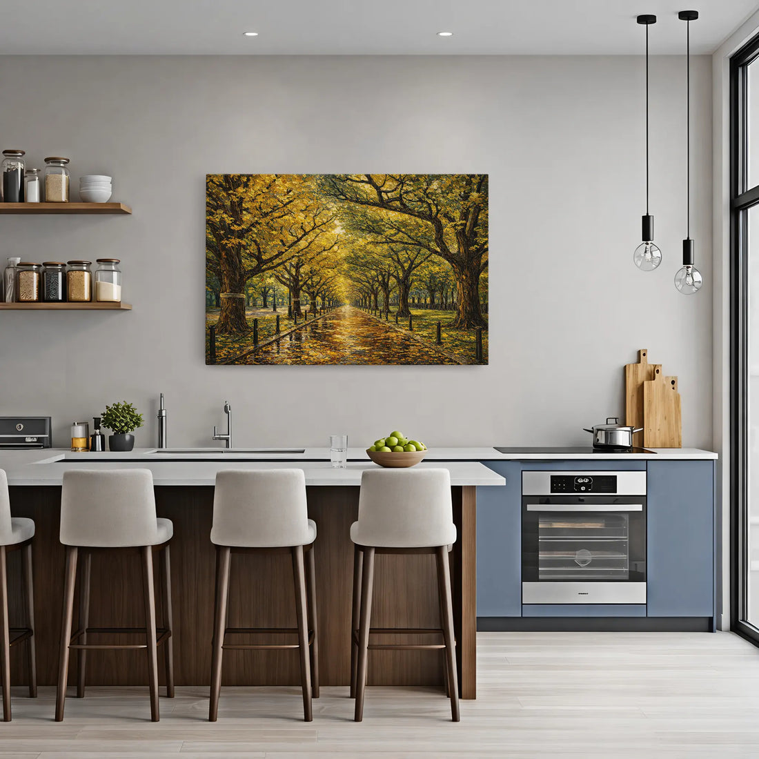 Autumn-Tree-Lined-Avenue-Giclée-Print-324014 Visual Wall Art AR3:2H Giclée Print