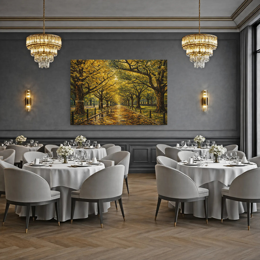 Autumn-Tree-Lined-Avenue-Giclée-Print-324014 Visual Wall Art AR3:2H Giclée Print