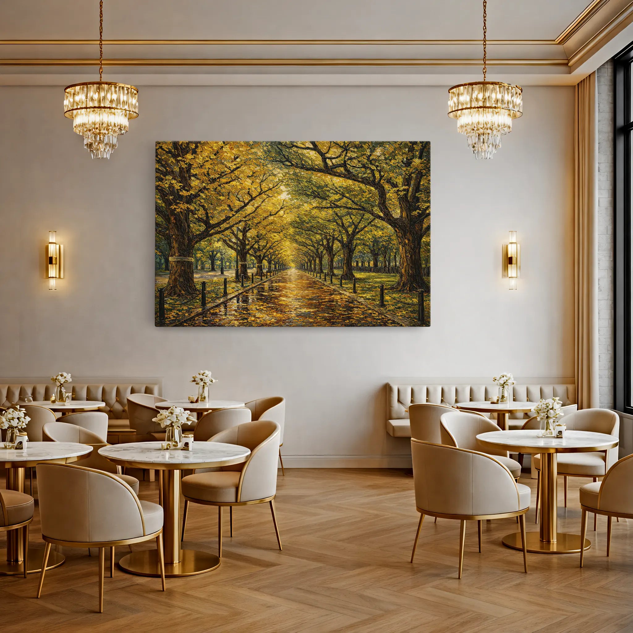 Autumn-Tree-Lined-Avenue-Giclée-Print-324014 Visual Wall Art AR3:2H Giclée Print