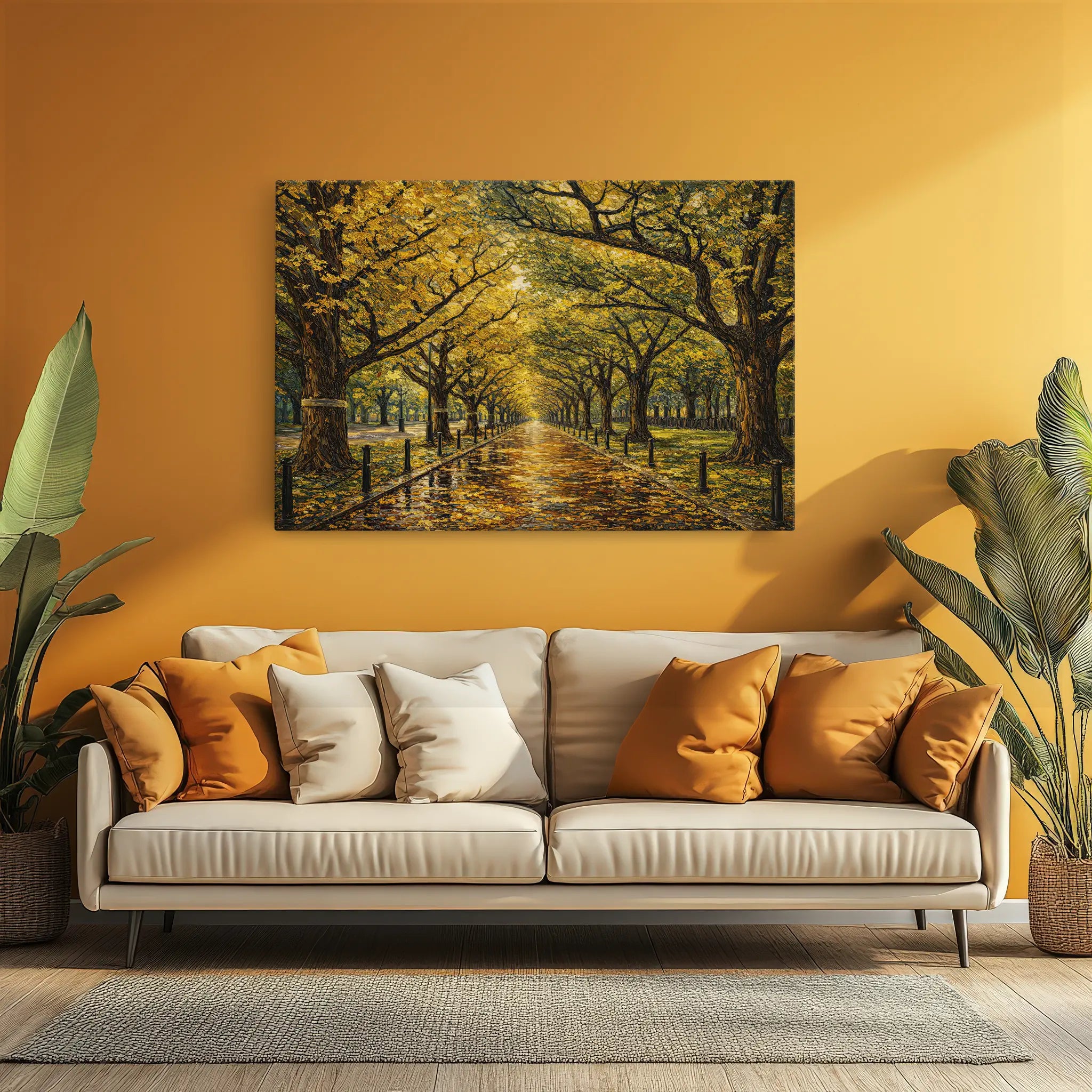 Autumn-Tree-Lined-Avenue-Giclée-Print-324014 Visual Wall Art AR3:2H Giclée Print