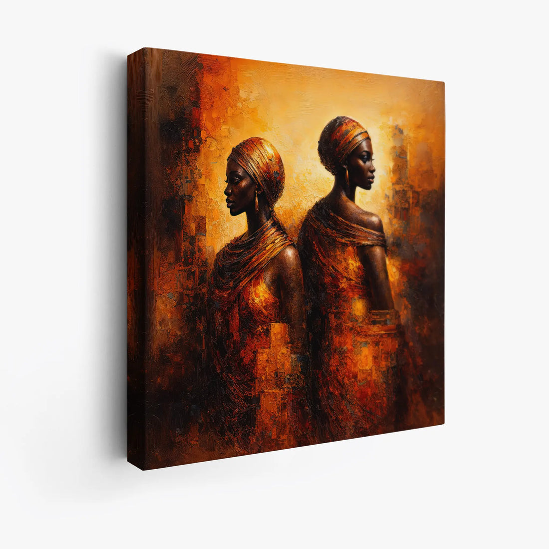 Back to Back in Golden Light Giclée Print 119001 Visual Wall Art AR1:1S Giclée Print