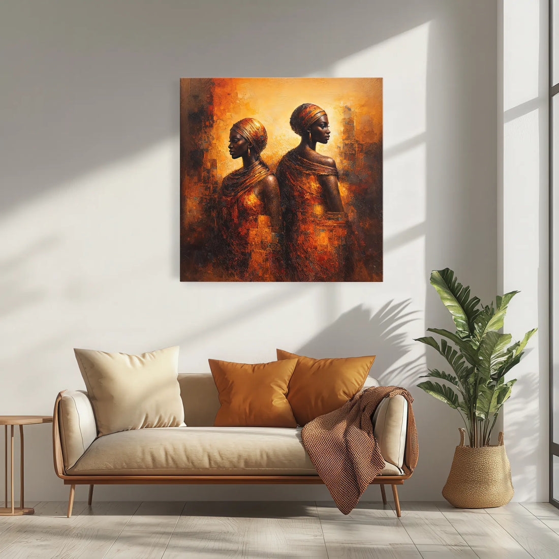 Back to Back in Golden Light Giclée Print 119001 Visual Wall Art AR1:1S Giclée Print