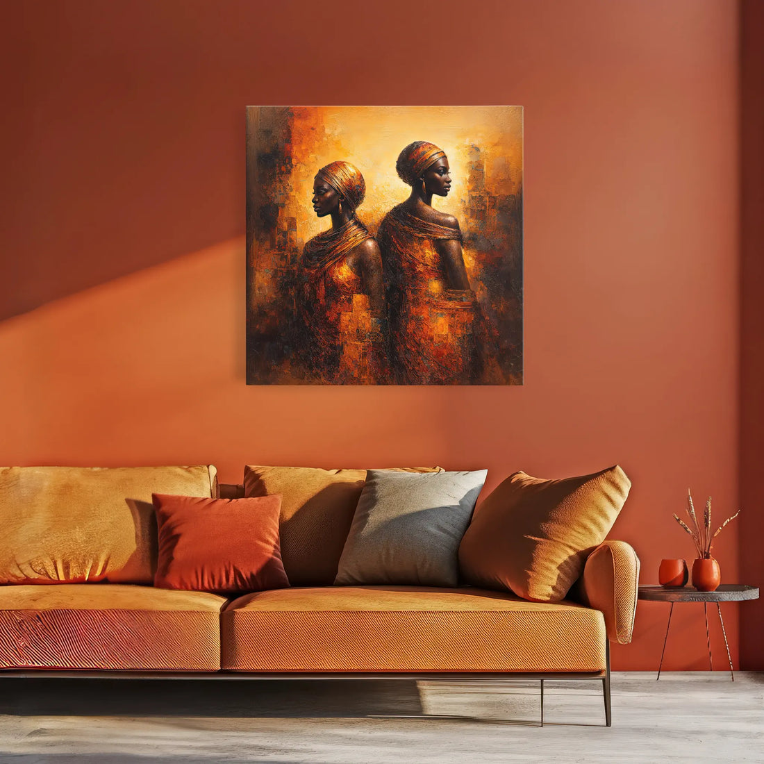 Back to Back in Golden Light Giclée Print 119001 Visual Wall Art AR1:1S Giclée Print