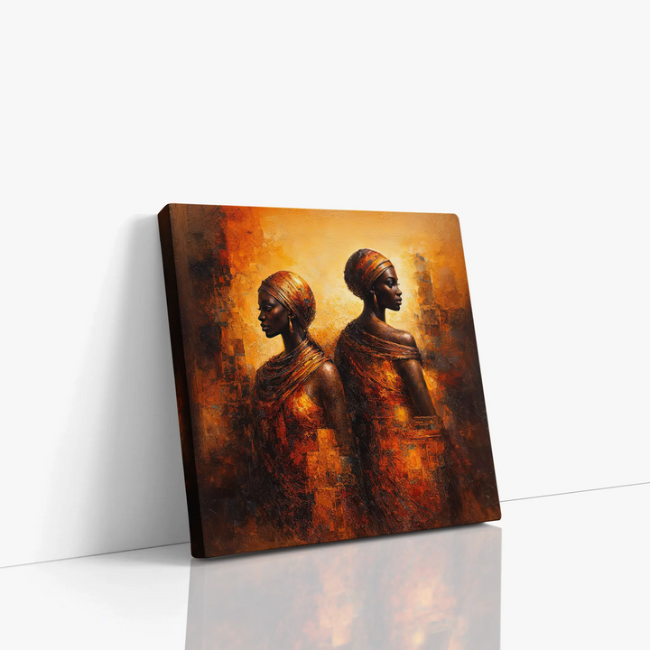Back to Back in Golden Light Giclée Print 119001