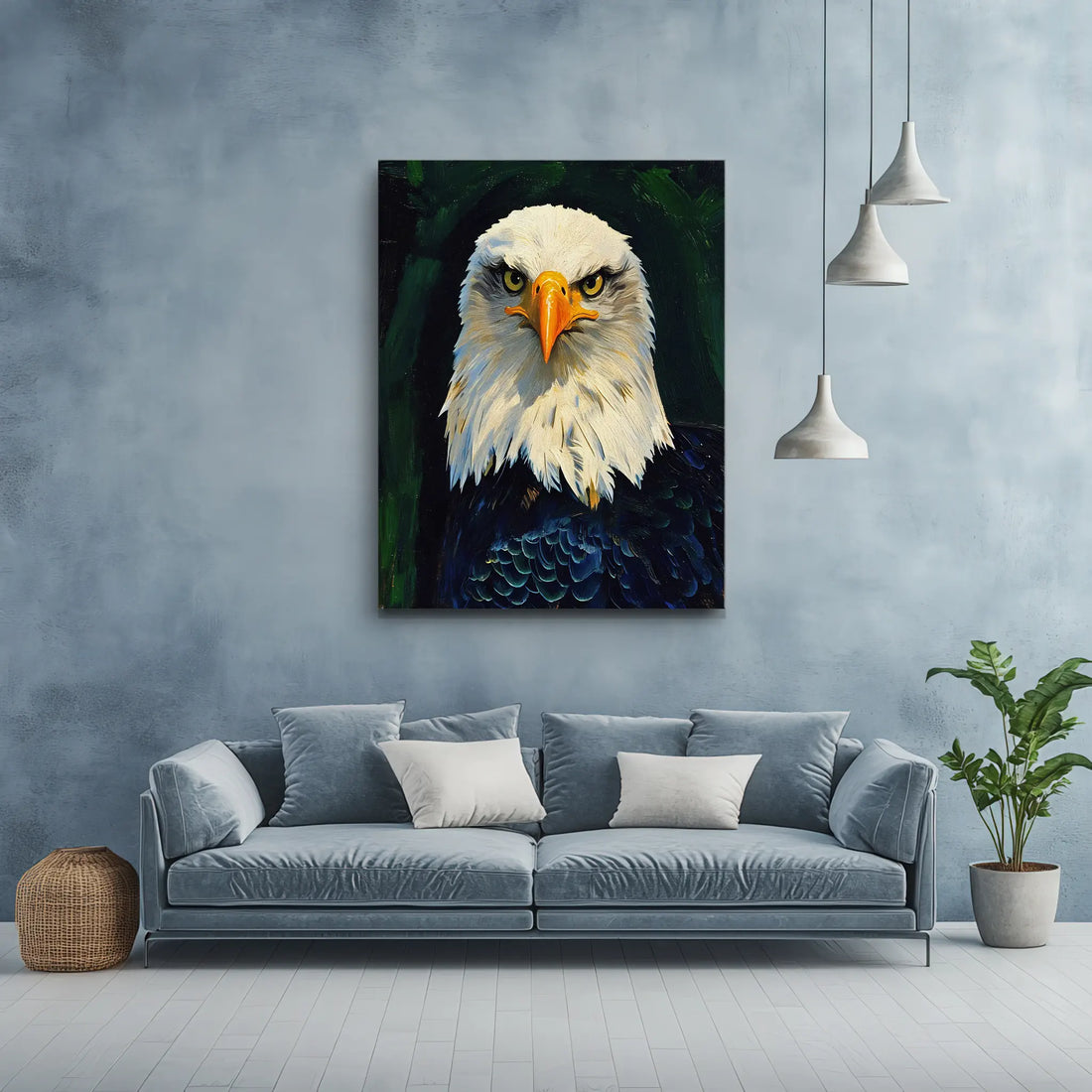 Bald Eagle Eye Giclée Print 454604 Visual Wall Art AR3:4V-AR4:5V Giclée Print