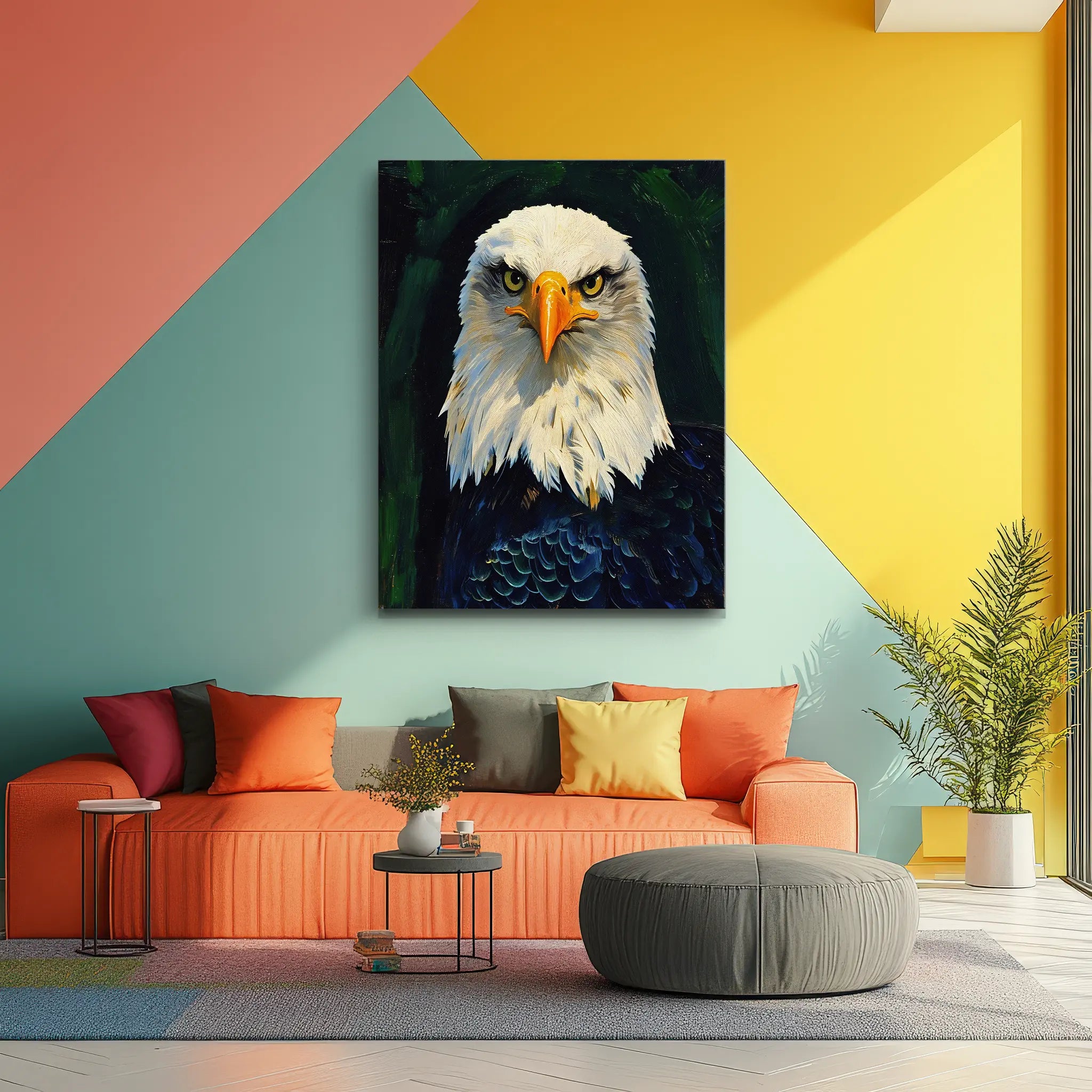 Bald Eagle Eye Giclée Print 454604 Visual Wall Art AR3:4V-AR4:5V Giclée Print