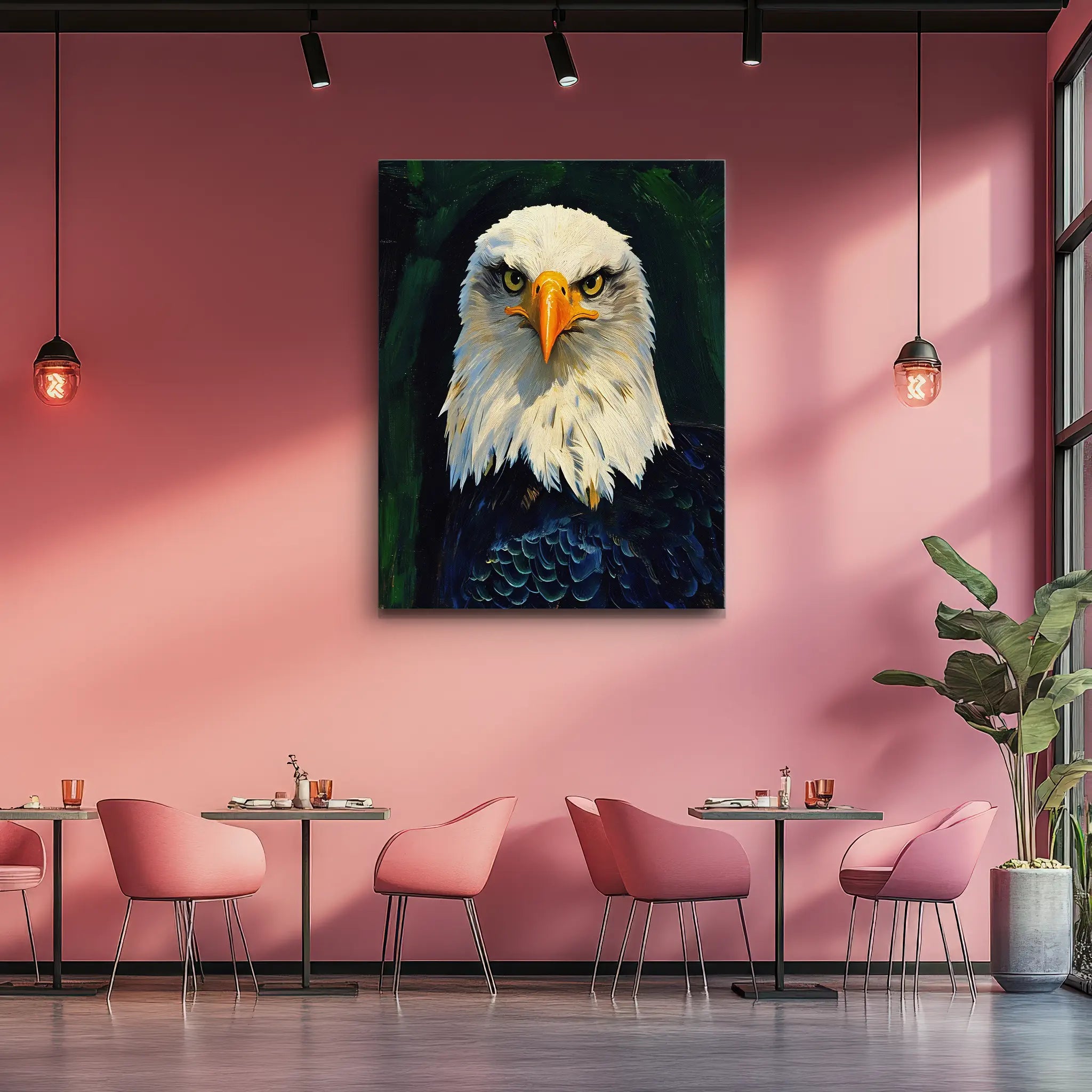 Bald Eagle Eye Giclée Print 454604 Visual Wall Art AR3:4V-AR4:5V Giclée Print