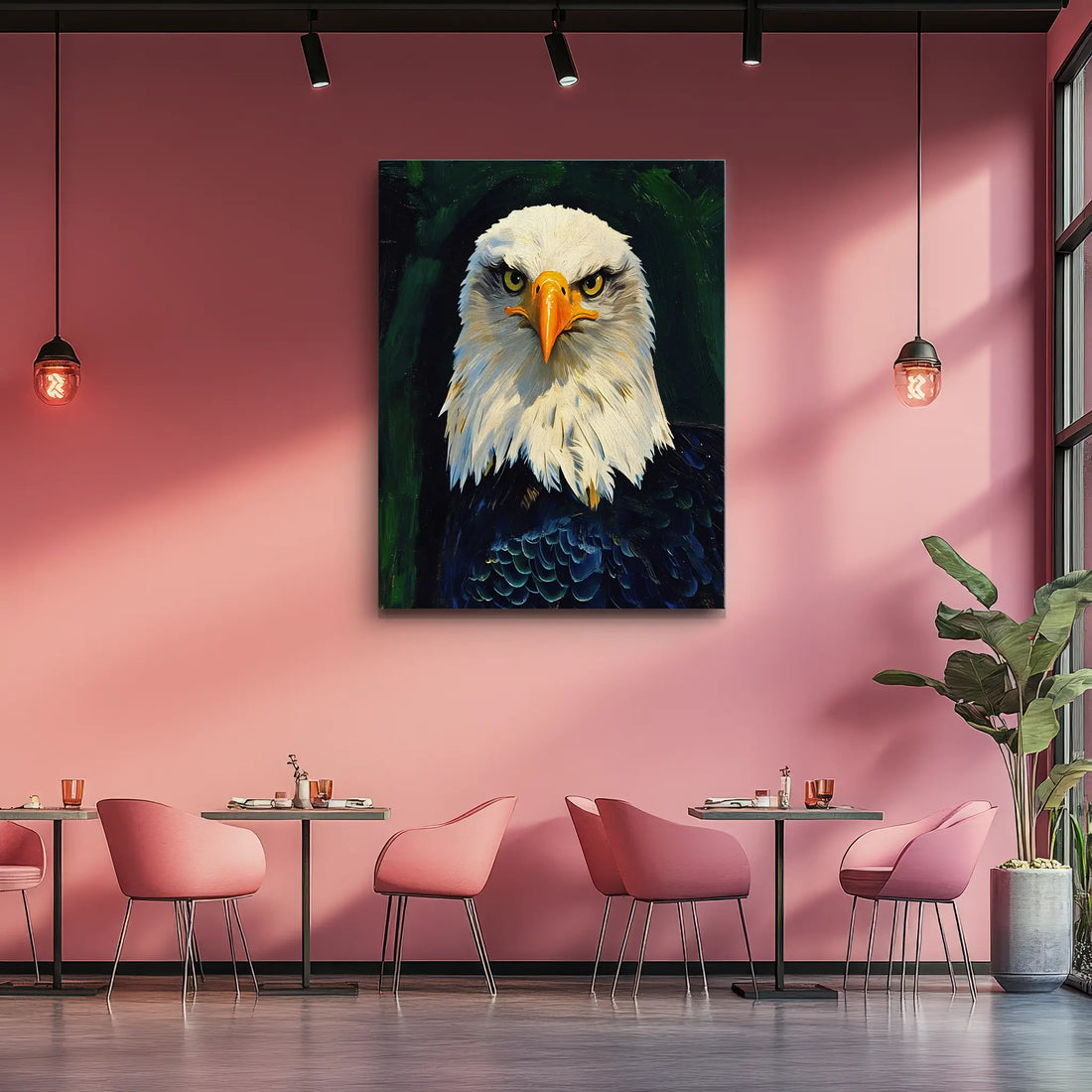 Bald Eagle Eye Giclée Print 454604 Visual Wall Art AR3:4V-AR4:5V Giclée Print