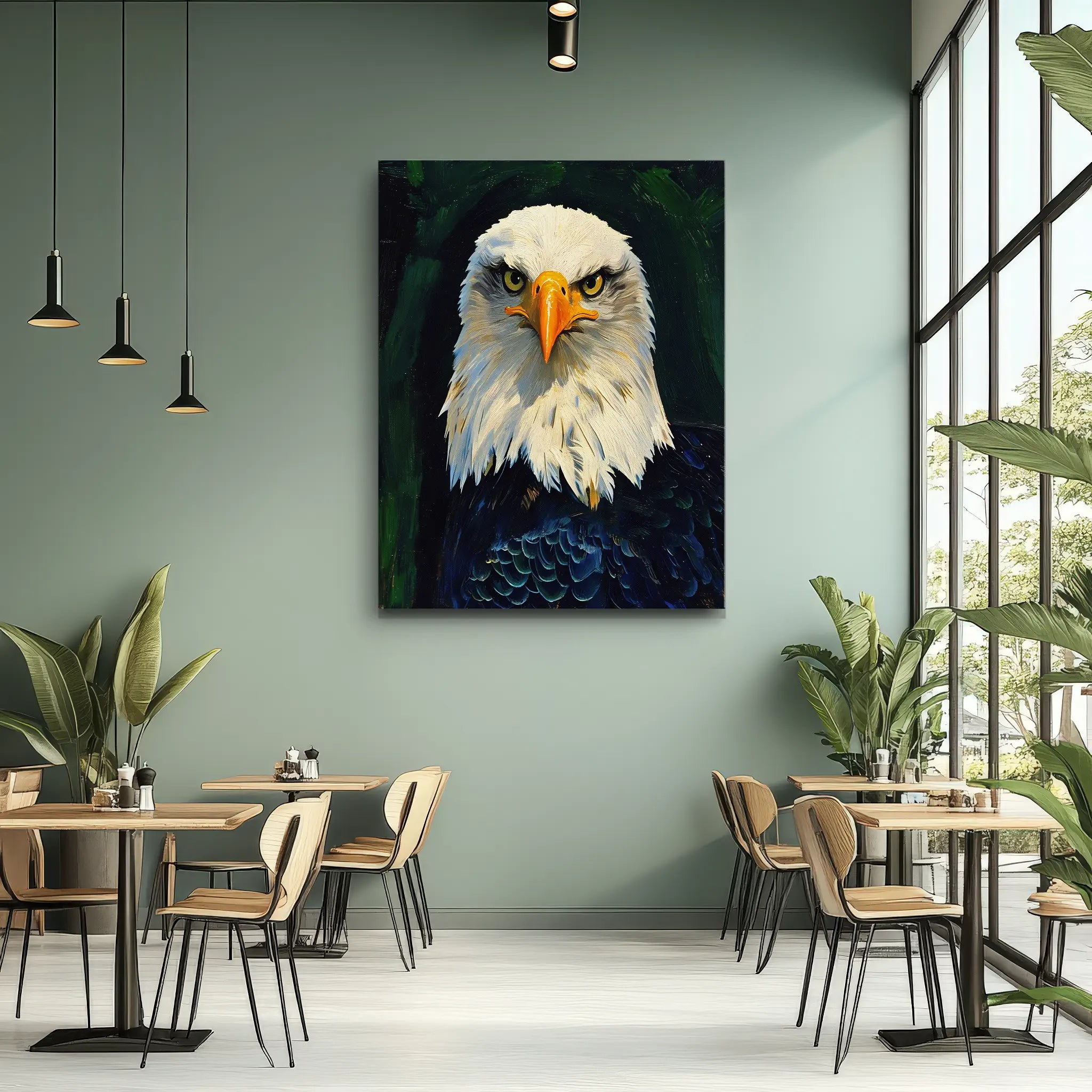 Bald Eagle Eye Giclée Print 454604 Visual Wall Art AR3:4V-AR4:5V Giclée Print