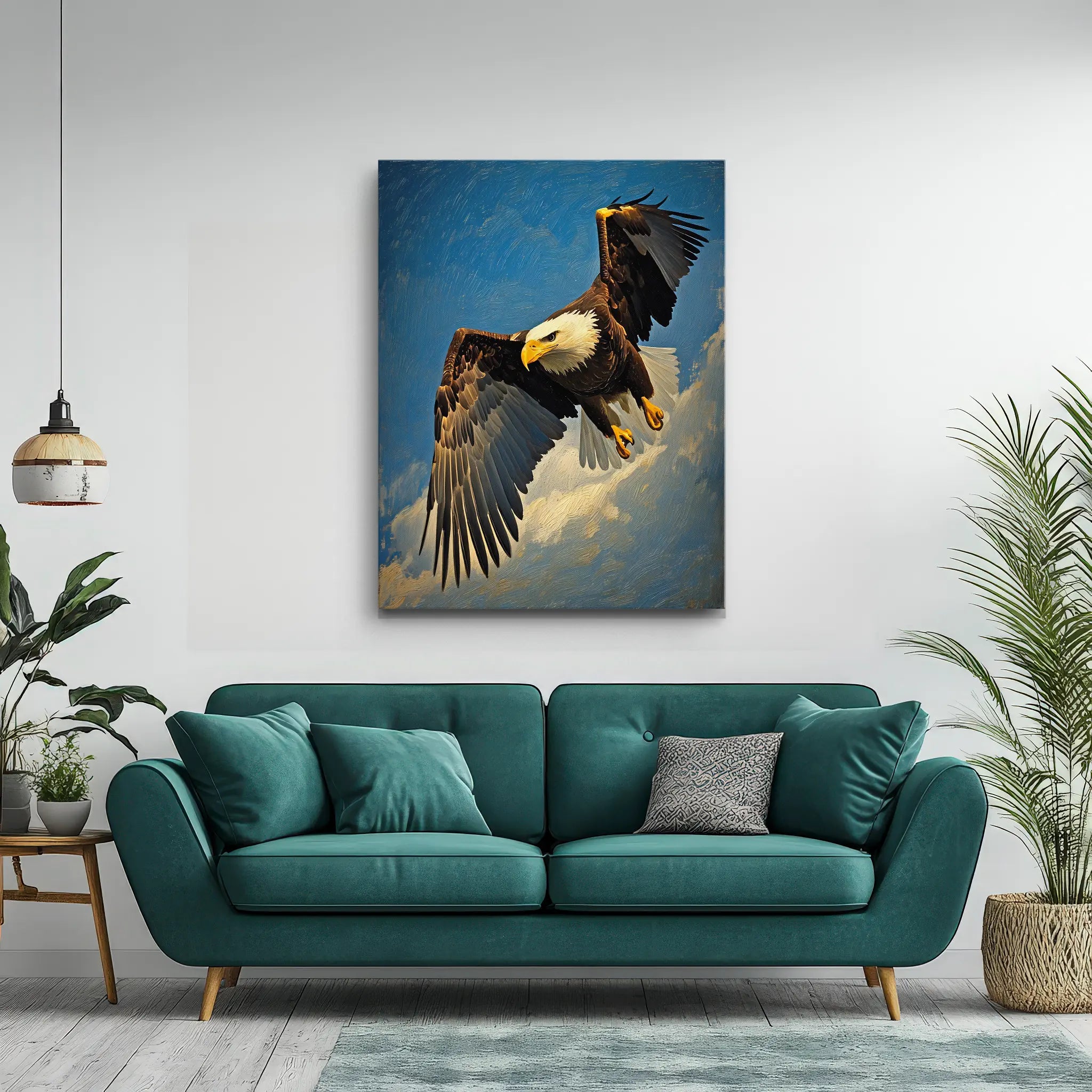 Bald Eagle Skyward Majesty Giclée Print 454002 Visual Wall Art AR3:4V-AR4:5V Giclée Print
