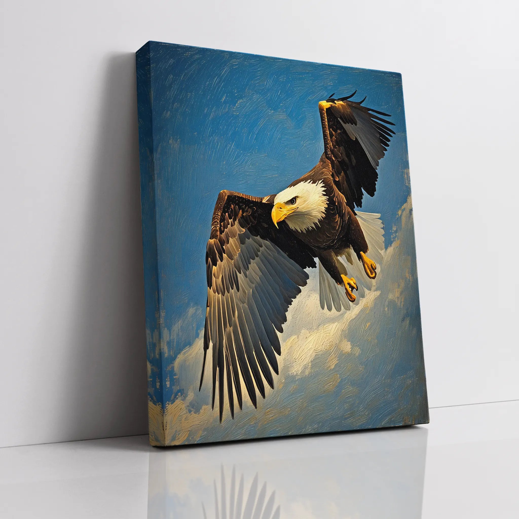 Bald Eagle Skyward Majesty Giclée Print 454002 Visual Wall Art AR3:4V-AR4:5V Giclée Print