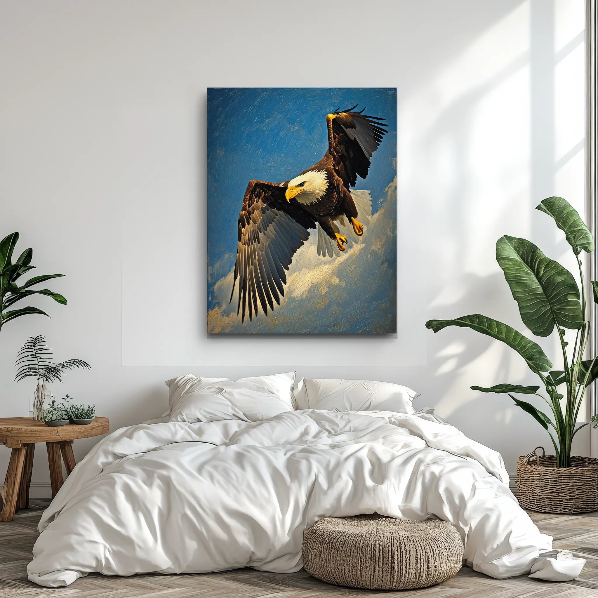 Bald Eagle Skyward Majesty Giclée Print 454002 Visual Wall Art AR3:4V-AR4:5V Giclée Print
