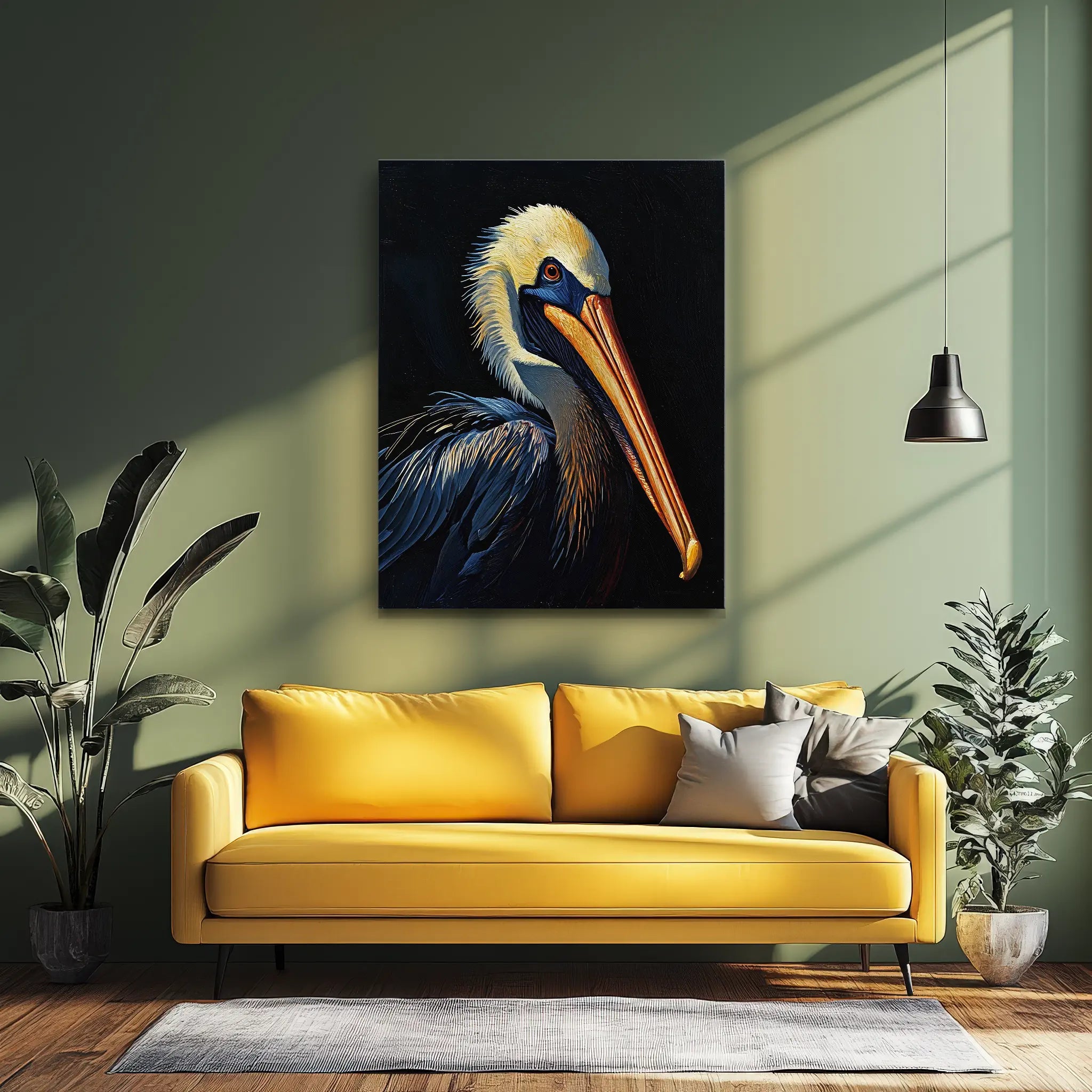 Beak And Beauty Pelican Giclée Print 454605 Visual Wall Art AR3:4V-AR4:5V Giclée Print