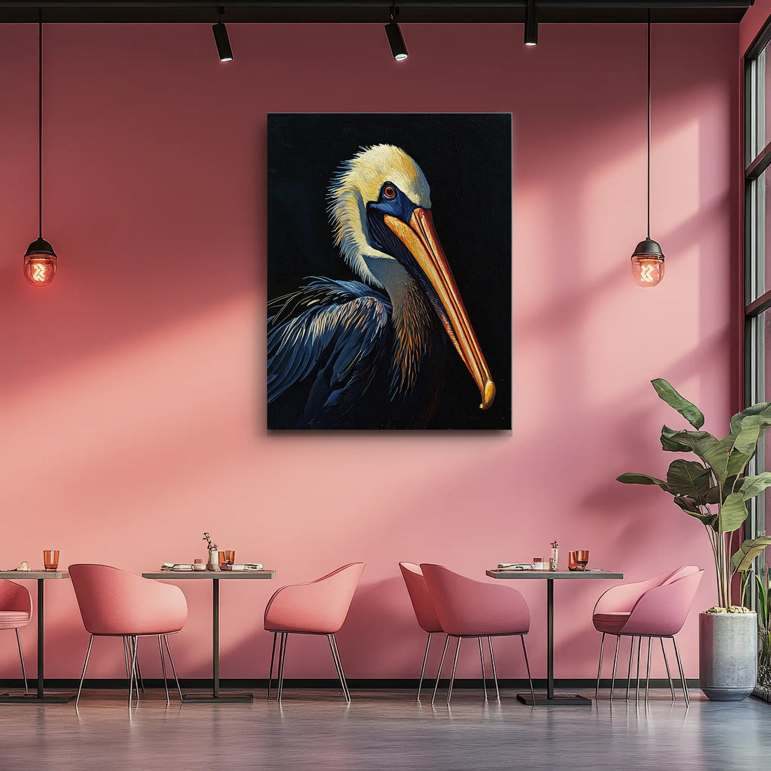 Beak And Beauty Pelican Giclée Print 454605 Visual Wall Art AR3:4V-AR4:5V Giclée Print