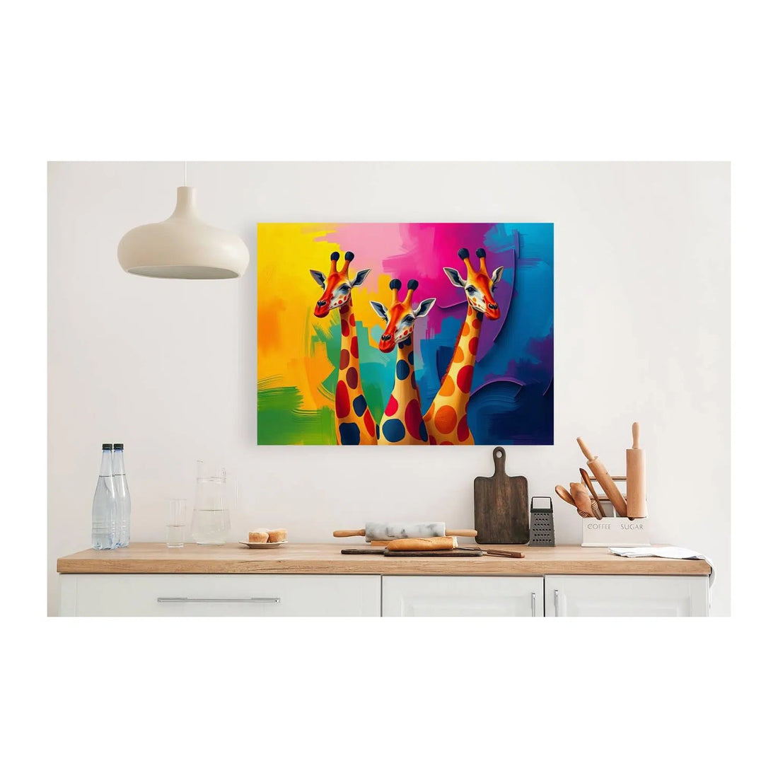 Beatiful Giraffes Giclée Print 43112 Visual Wall Art