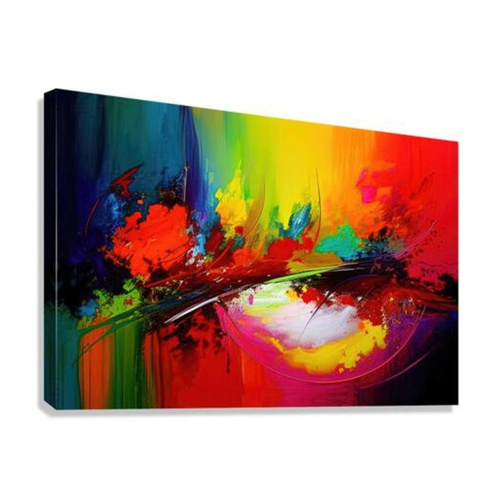 Besprinkle Abstract Splatter Art Print 32519 Giclée Stretched Canvas Print Visual Wall Art