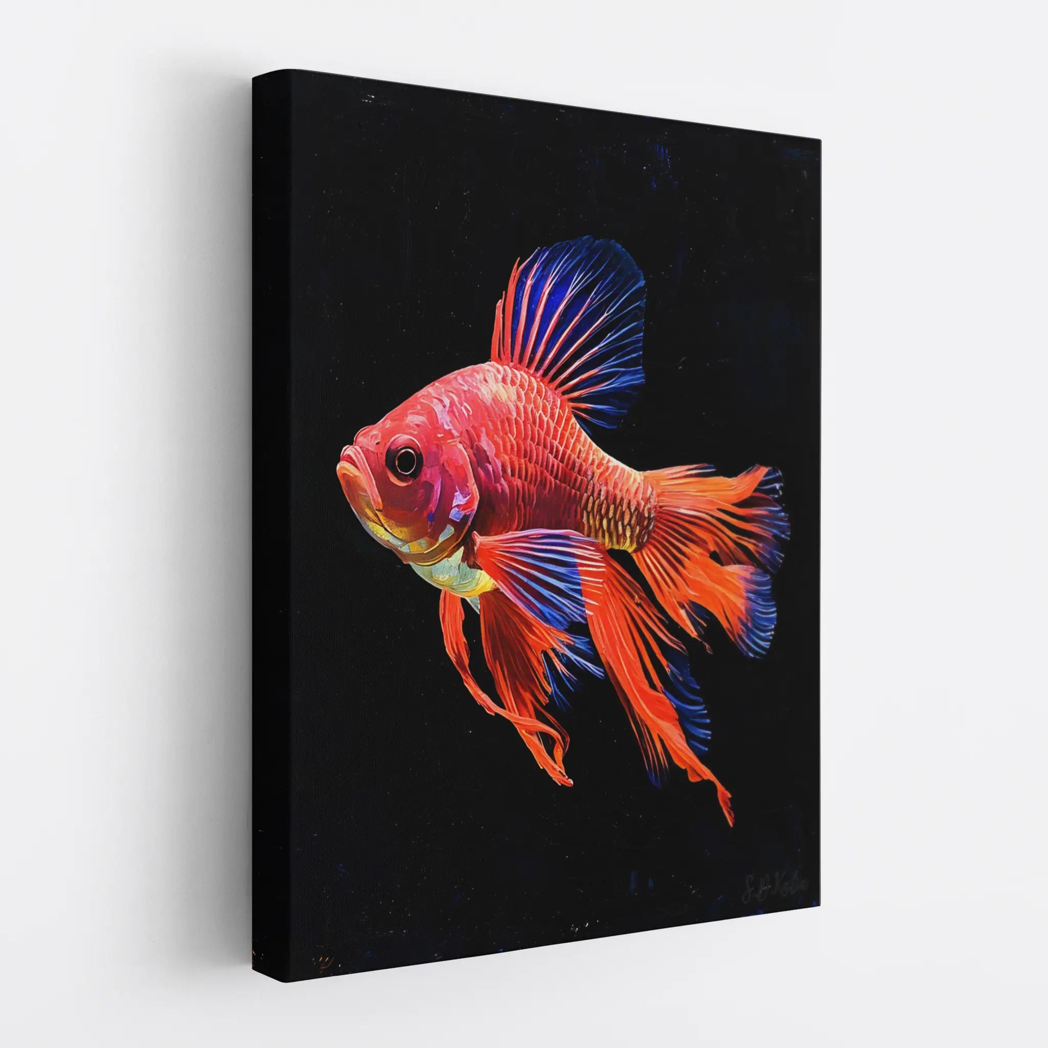 Betta Fish Giclée Print Siamese Fighting Fish 451001 Visual Wall Art AR3:4V-AR4:5V Giclée Print