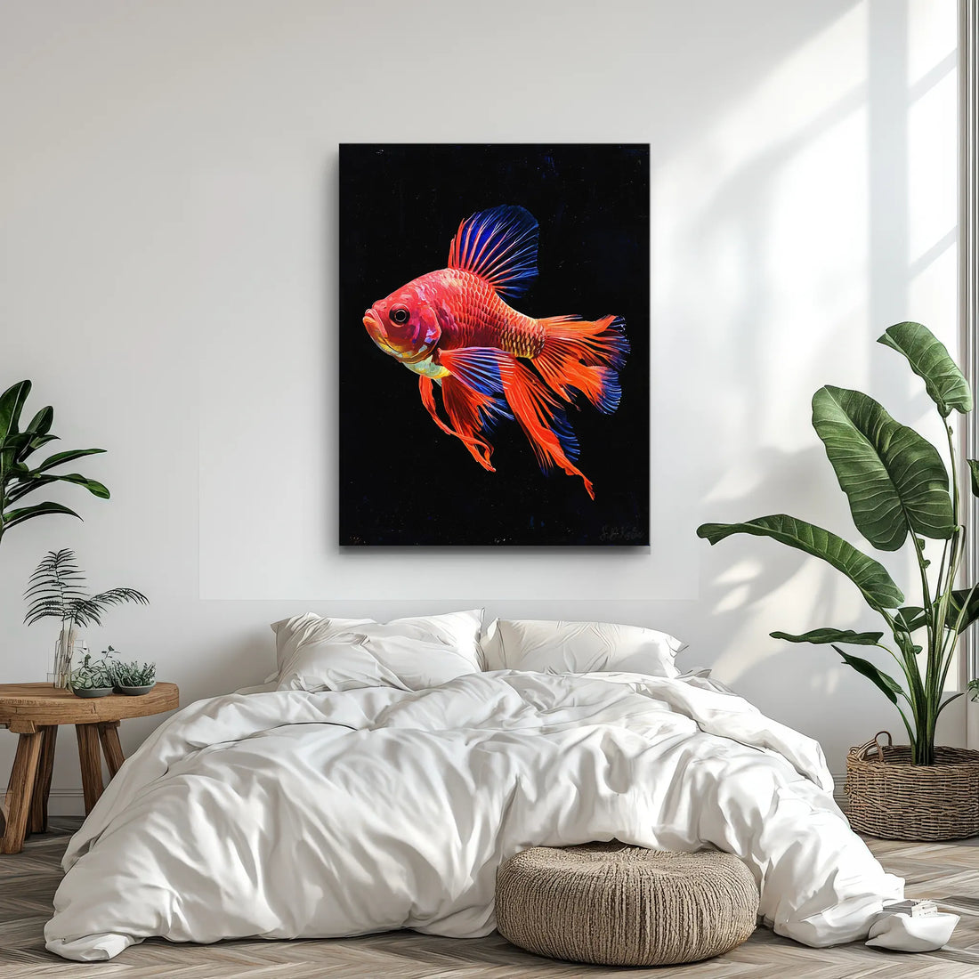 Betta Fish Giclée Print Siamese Fighting Fish 451001 Visual Wall Art AR3:4V-AR4:5V Giclée Print
