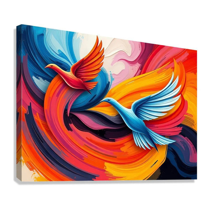 Birds In Flight Giclée Print 43701 Giclée Stretched Canvas Print Visual Wall Art