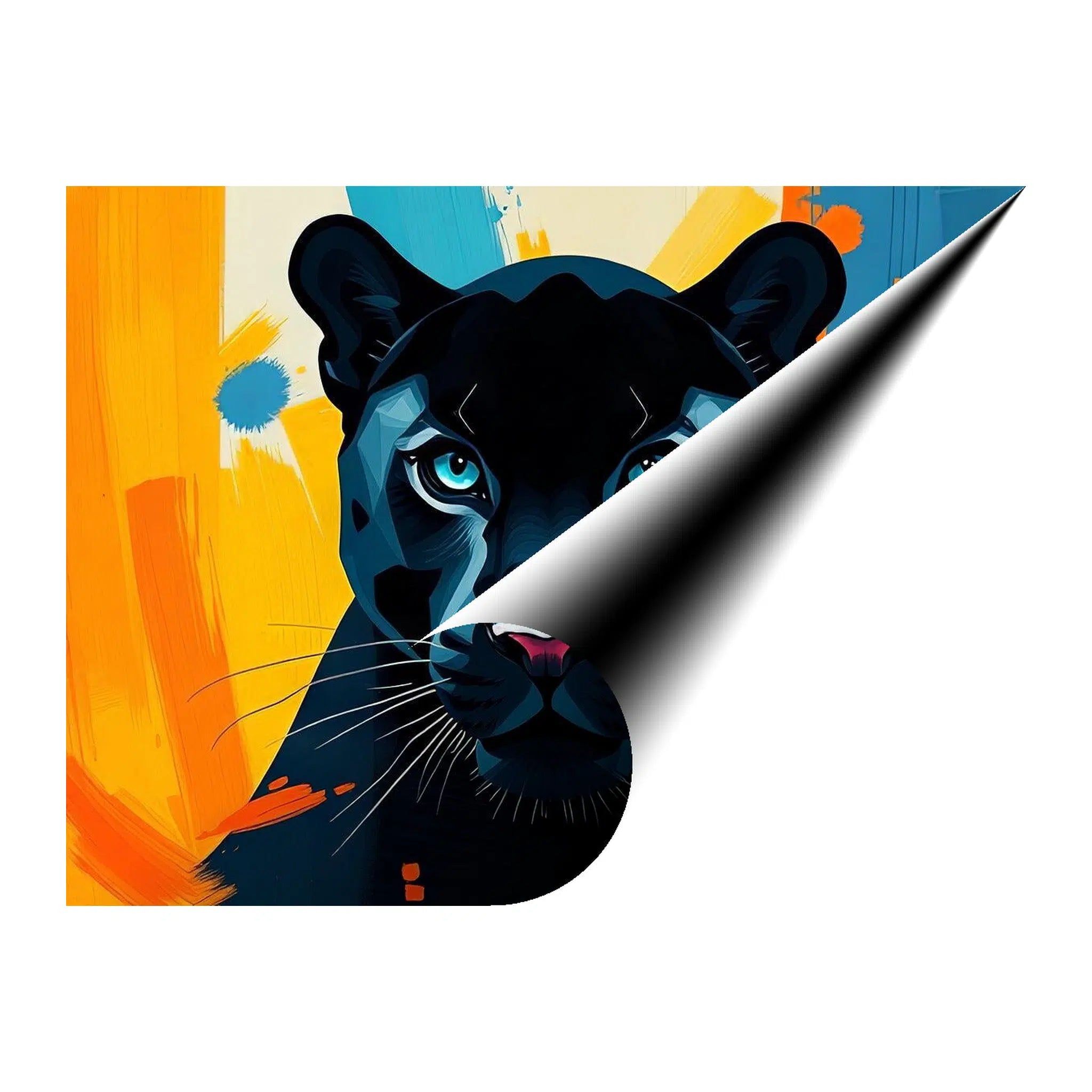 Black Panther Giclée Print 43102 Giclée Fine Art Matte Paper Print Visual Wall Art