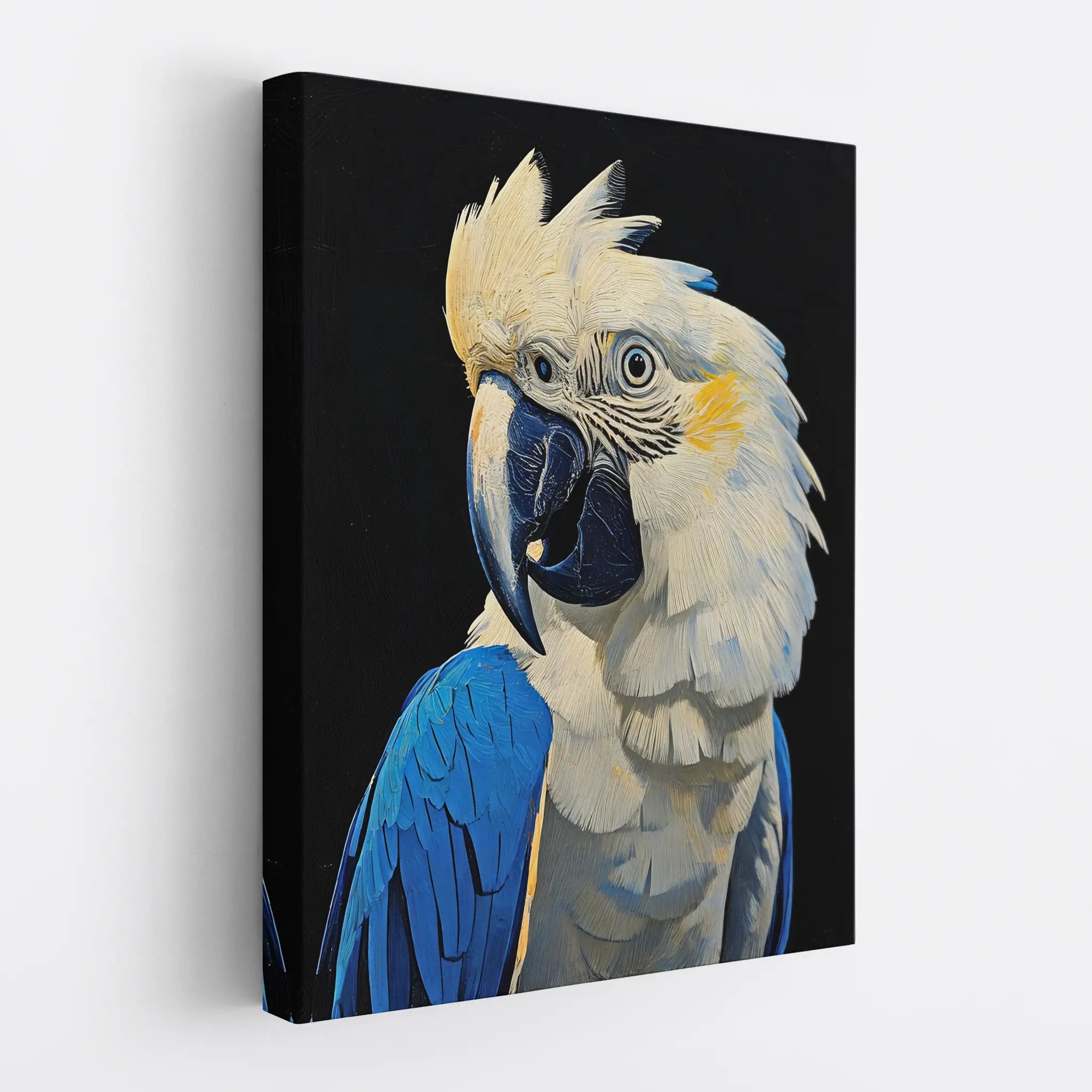 Blue And White Cockatoo Giclée Print 454606 Visual Wall Art AR3:4V-AR4:5V Giclée Print
