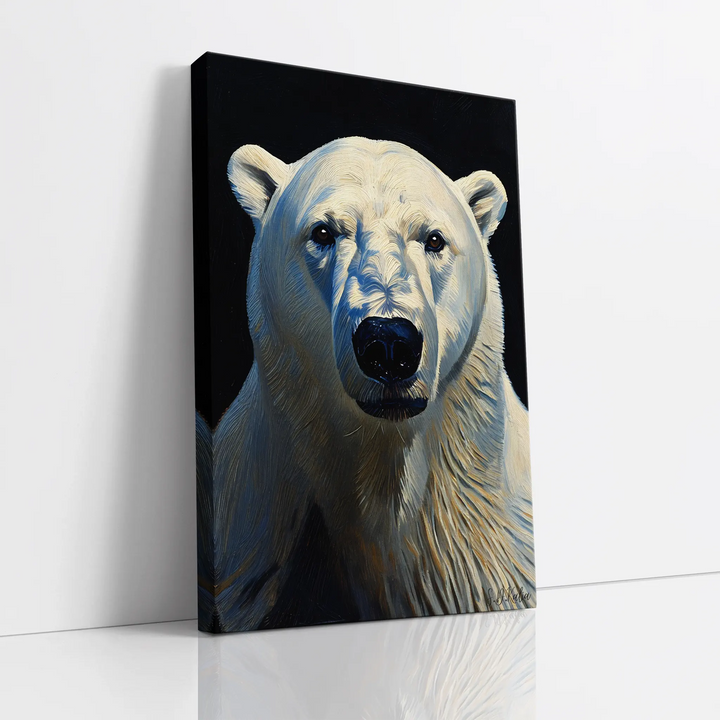 Blue-Hour Ice King Polar Bear Giclée Print 231006 Visual Wall Art AR2:3V Giclée Print
