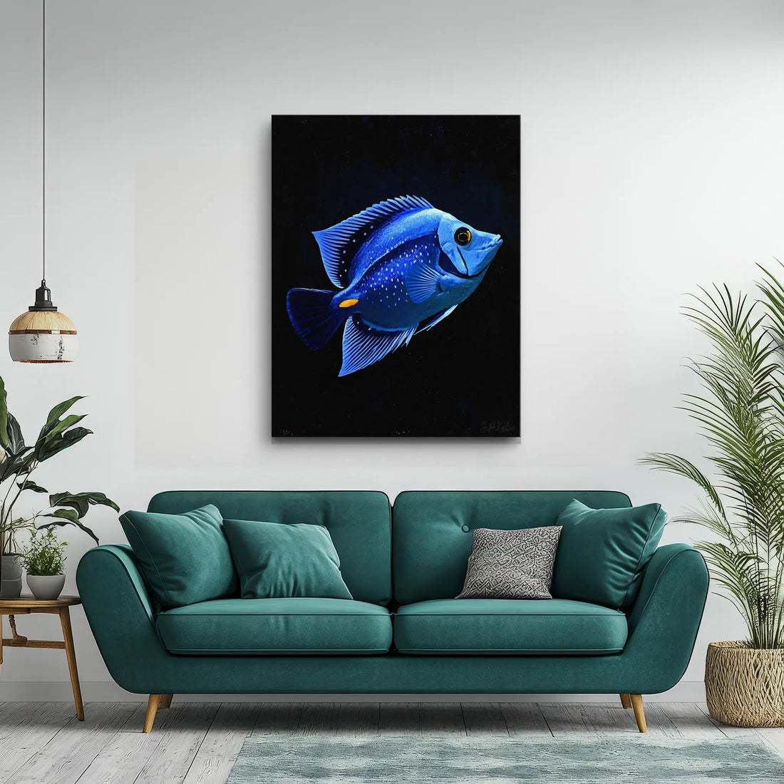 Blue Tang Giclée Print Paracanthurus hepatus 451004 Visual Wall Art AR3:4V-AR4:5V Giclée Print